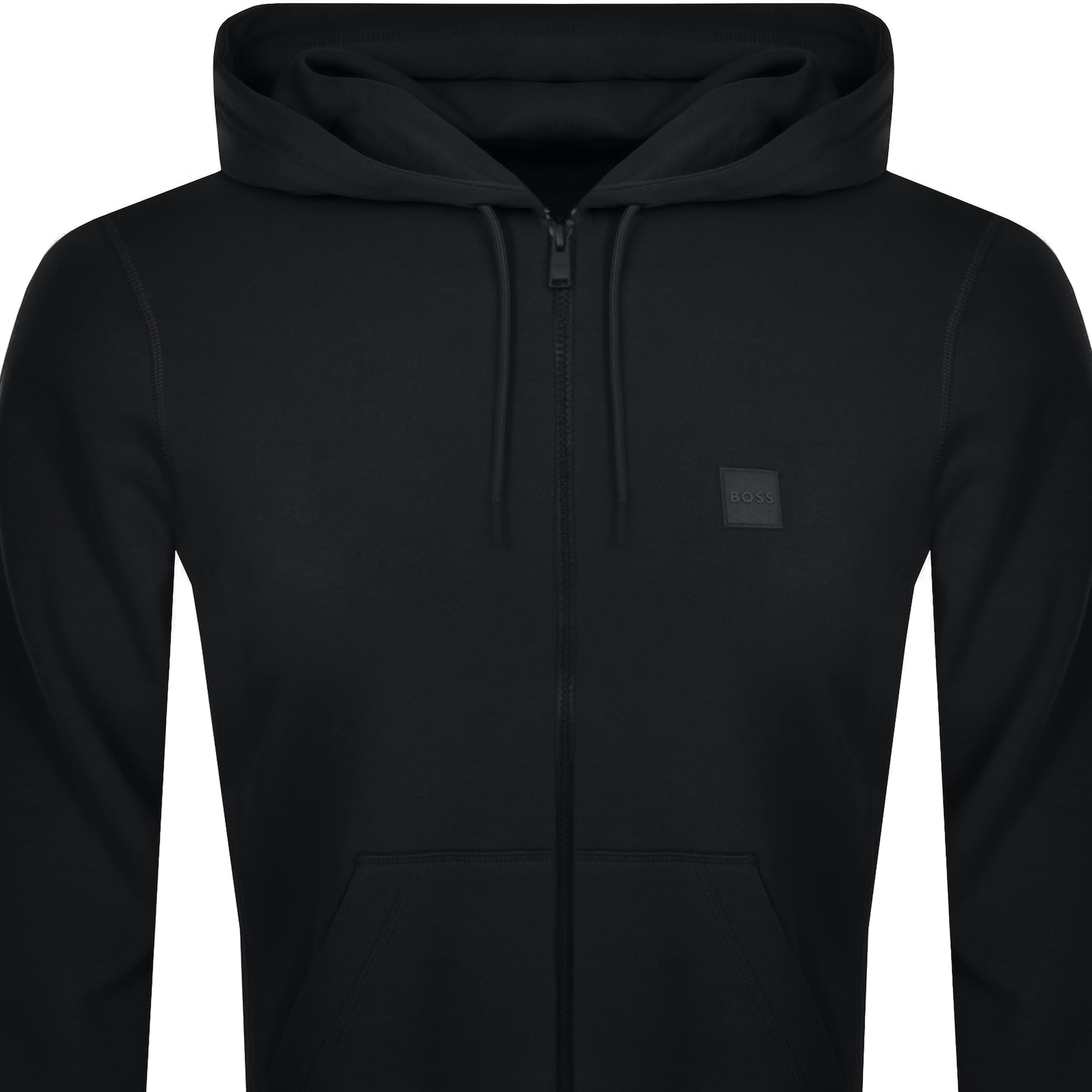 Shop Boss Casual Boss Zetalky Full Zip Hoodie Black