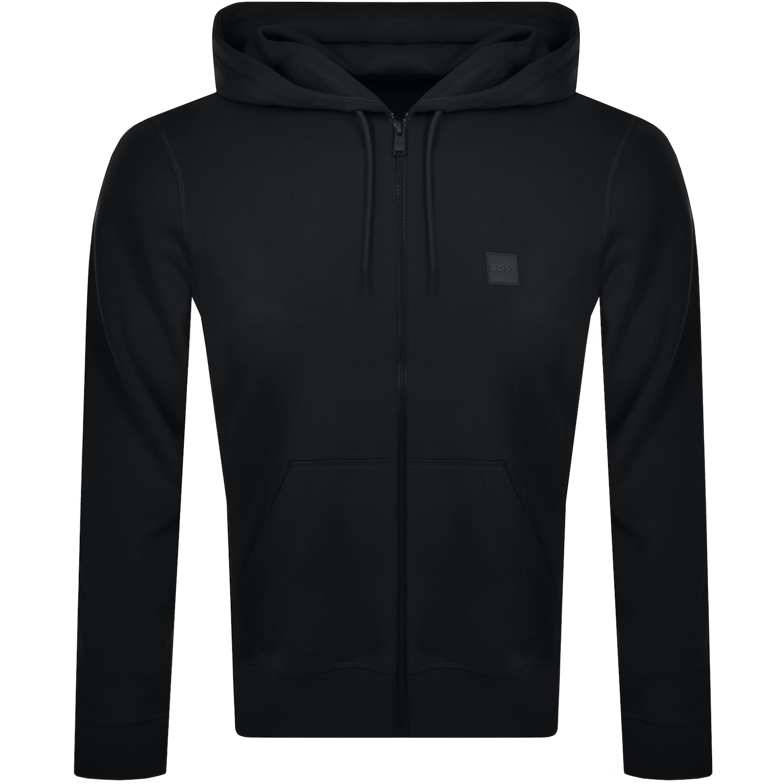 Shop Boss Casual Boss Zetalky Full Zip Hoodie Black