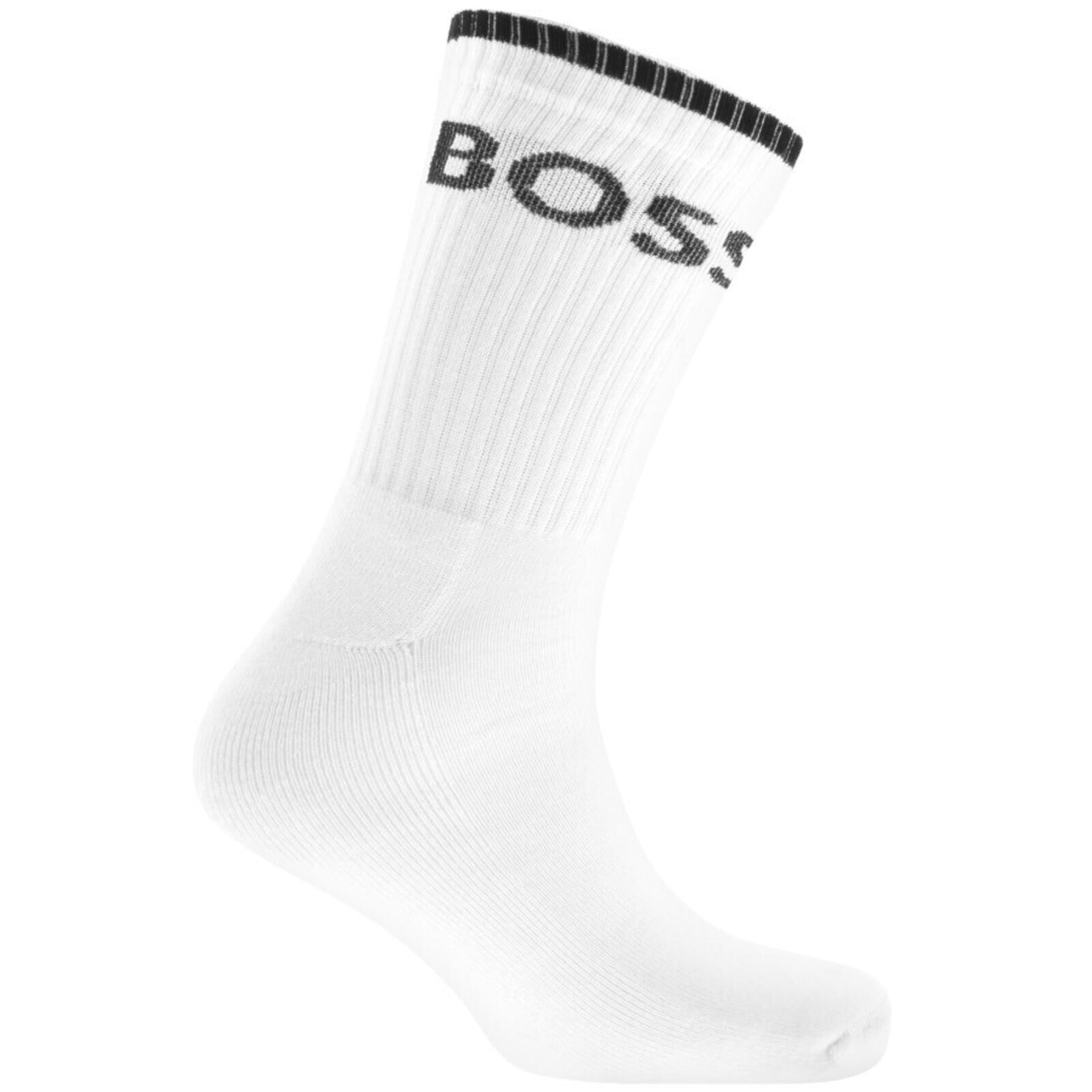 Hugo Boss Boss 6 Pack Crew Socks White In White