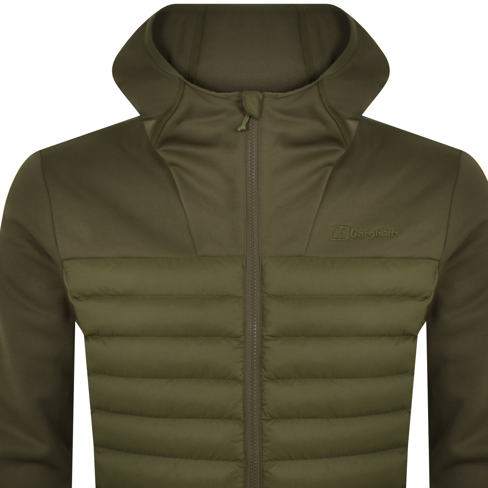 BERGHAUS BERGHAUS VASKYE HOODED HYBRID JACKET KHAKI 