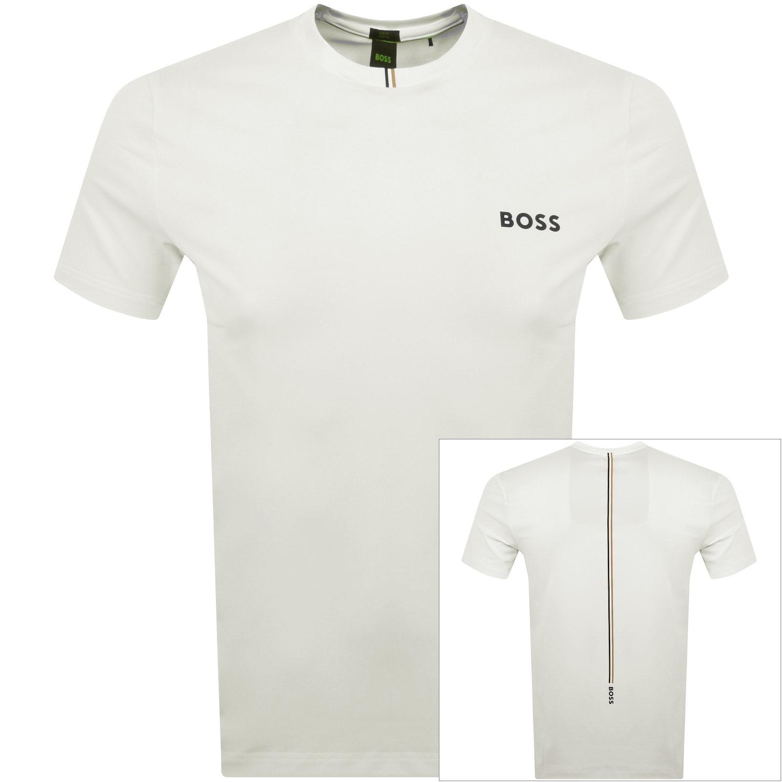 Shop Boss Athleisure Boss Tee Mb Slim Fit T Shirt White