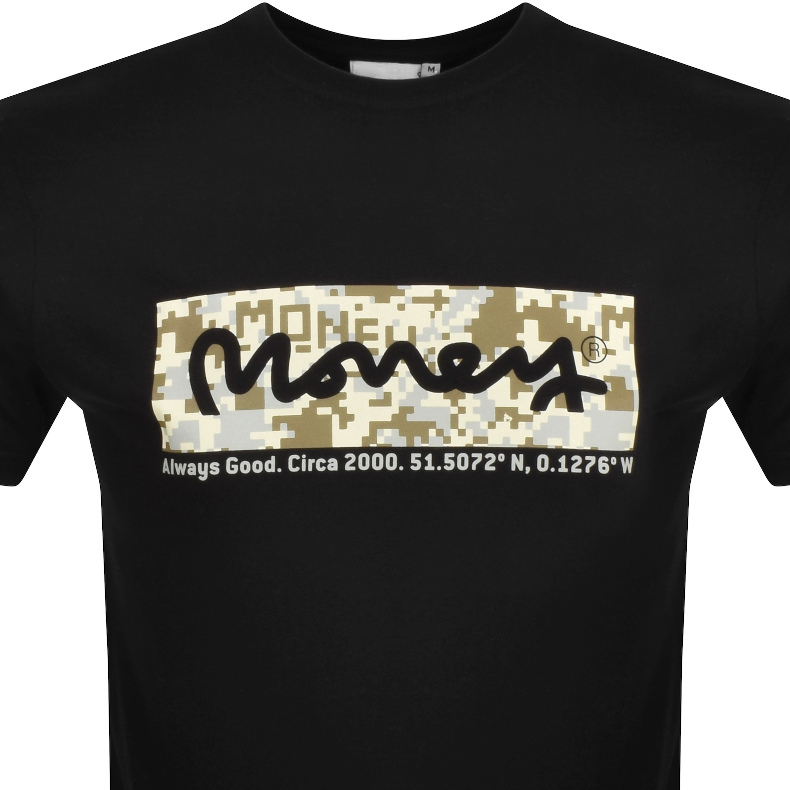 Shop Money Clothing Money Digi Camo T Shirt Black