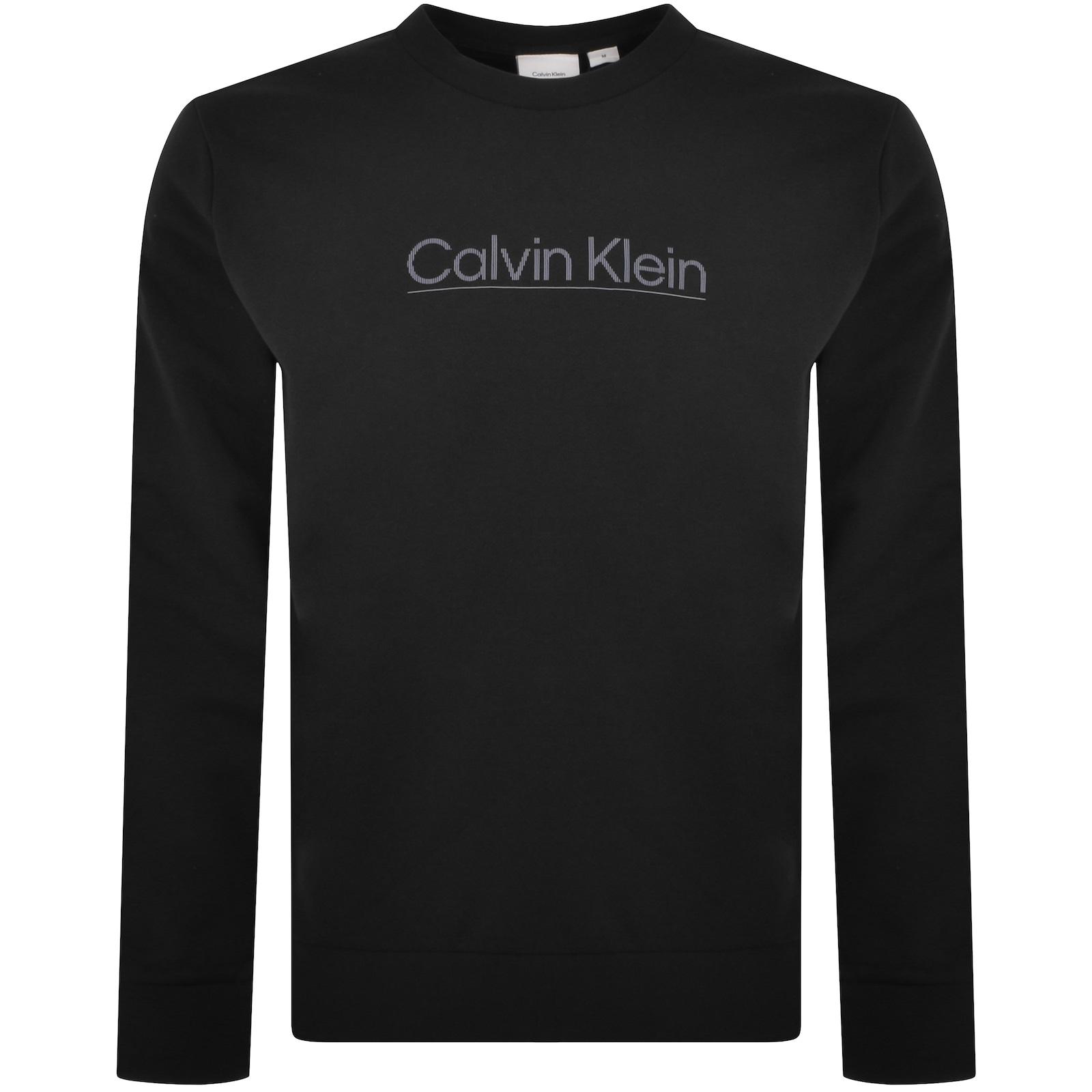 Calvin Klein Raised Line Logo Sweatshirt Black