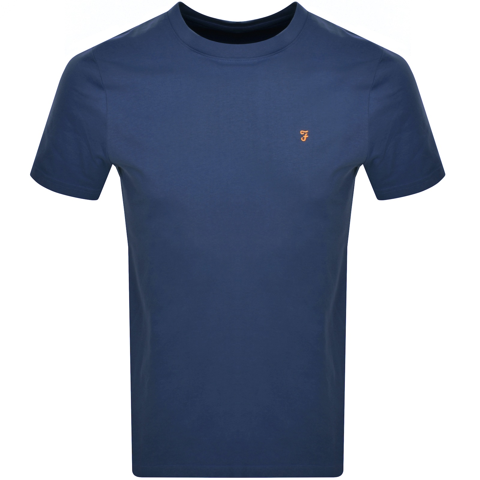 Farah Vintage Farah Danny Regular Fit T Shirt Blue