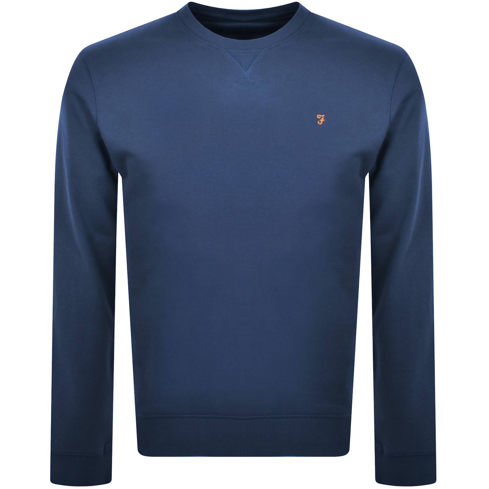 Farah Vintage Farah Tim New Crew Sweatshirt Blue