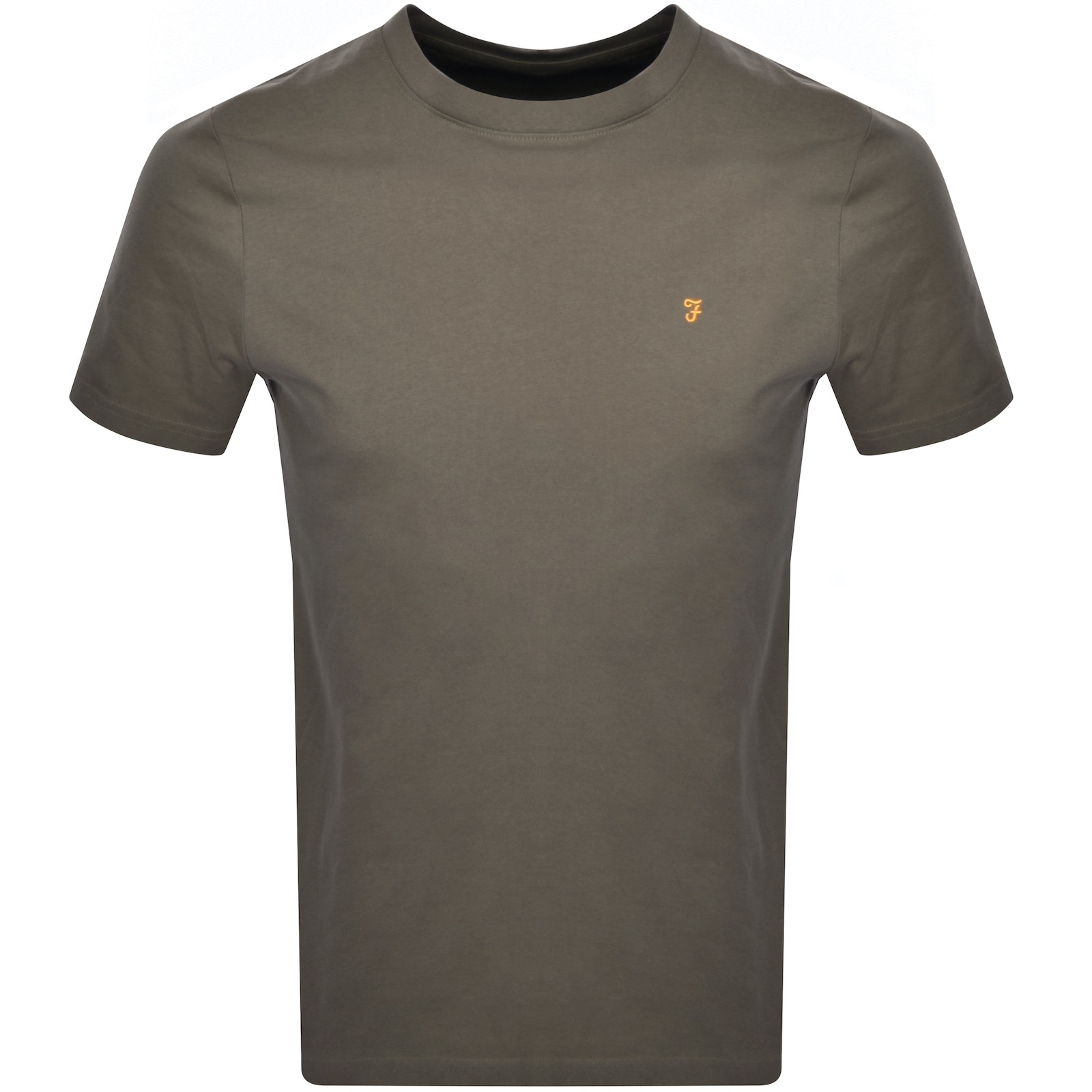 Farah Vintage Farah Danny Regular Fit T Shirt Brown