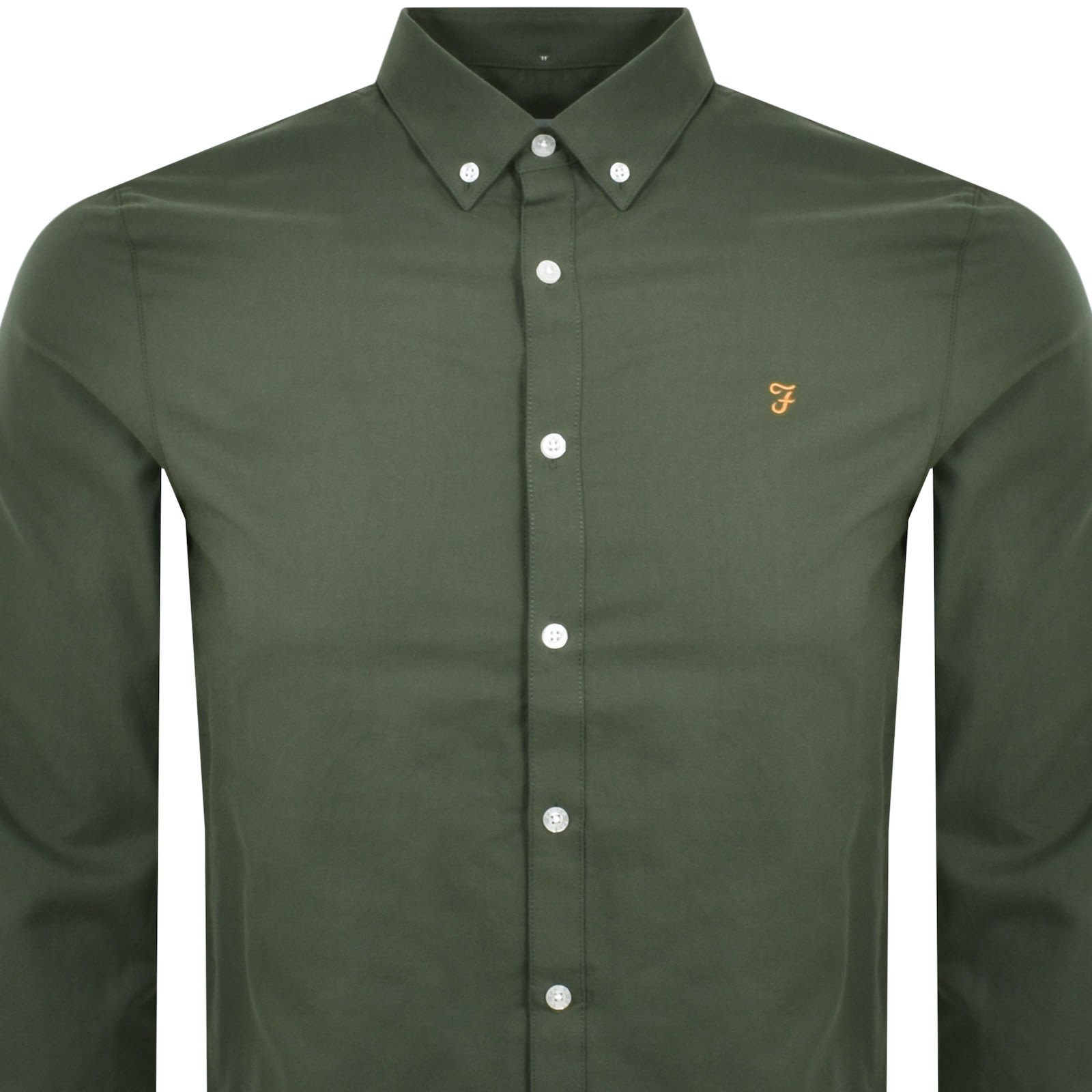 FARAH VINTAGE FARAH BREWER LONG SLEEVE SHIRT GREEN 