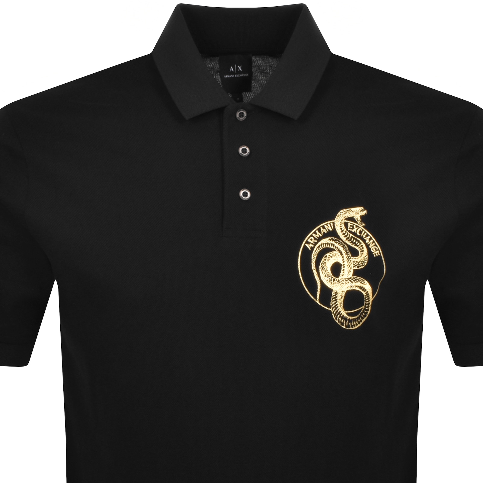 ARMANI EXCHANGE ARMANI EXCHANGE CHINESE NEW YEAR POLO BLACK 