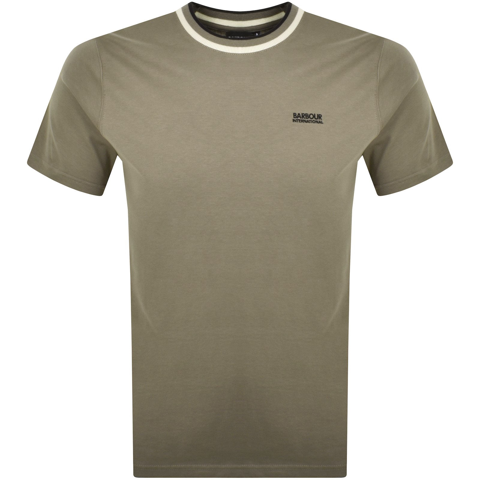 Barbour International Buxton T Shirt Khaki In Neutral