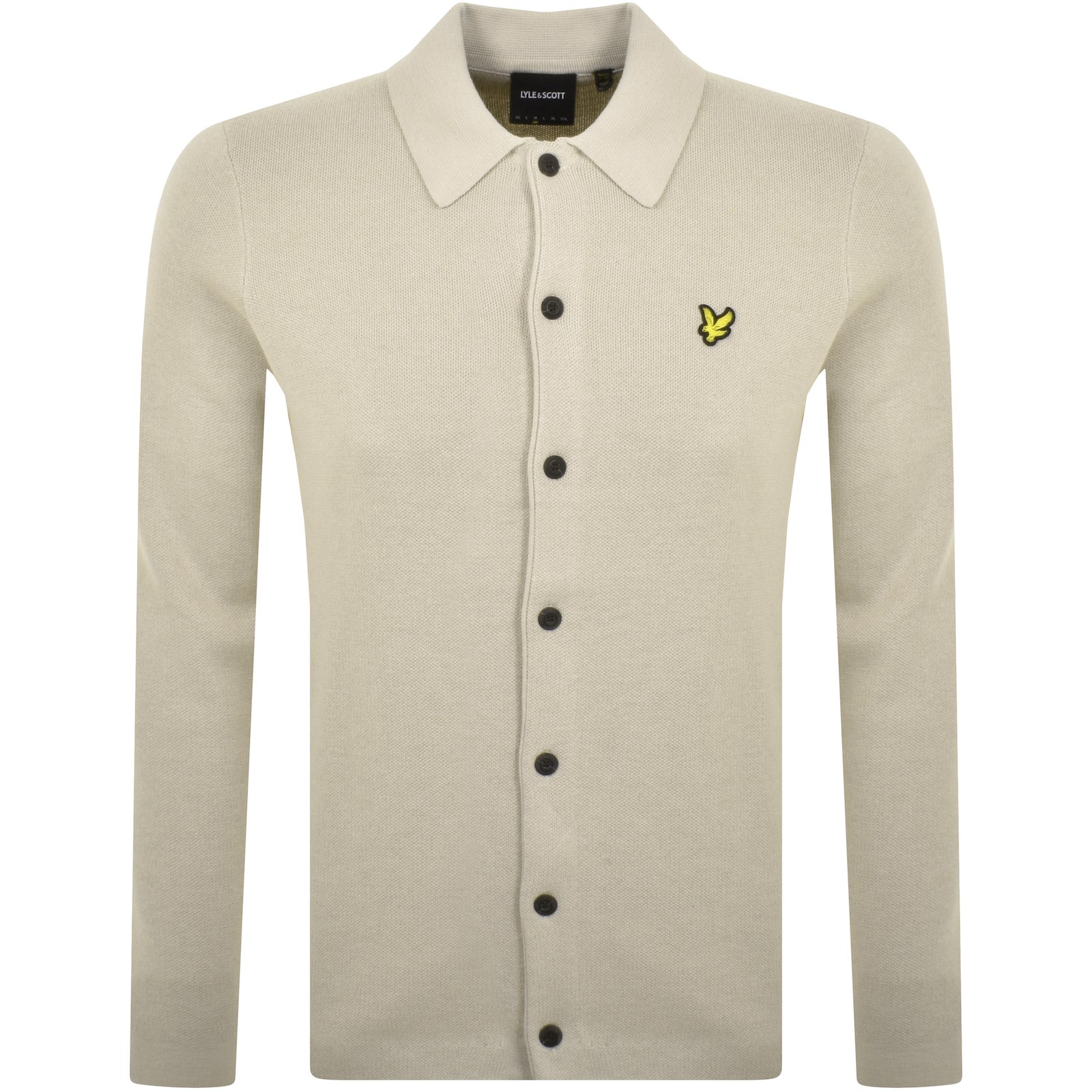 Lyle & Scott Lyle And Scott Double Knit Overshirt Beige In Beige