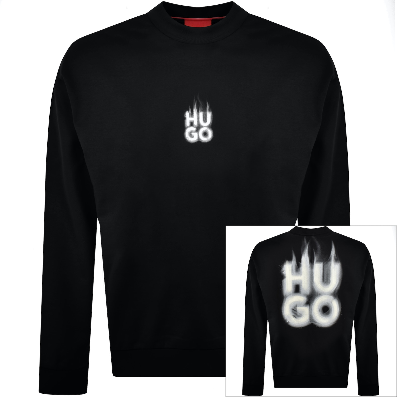 HUGO BOSS HUGO DURUNGU SWEATSHIRT BLACK