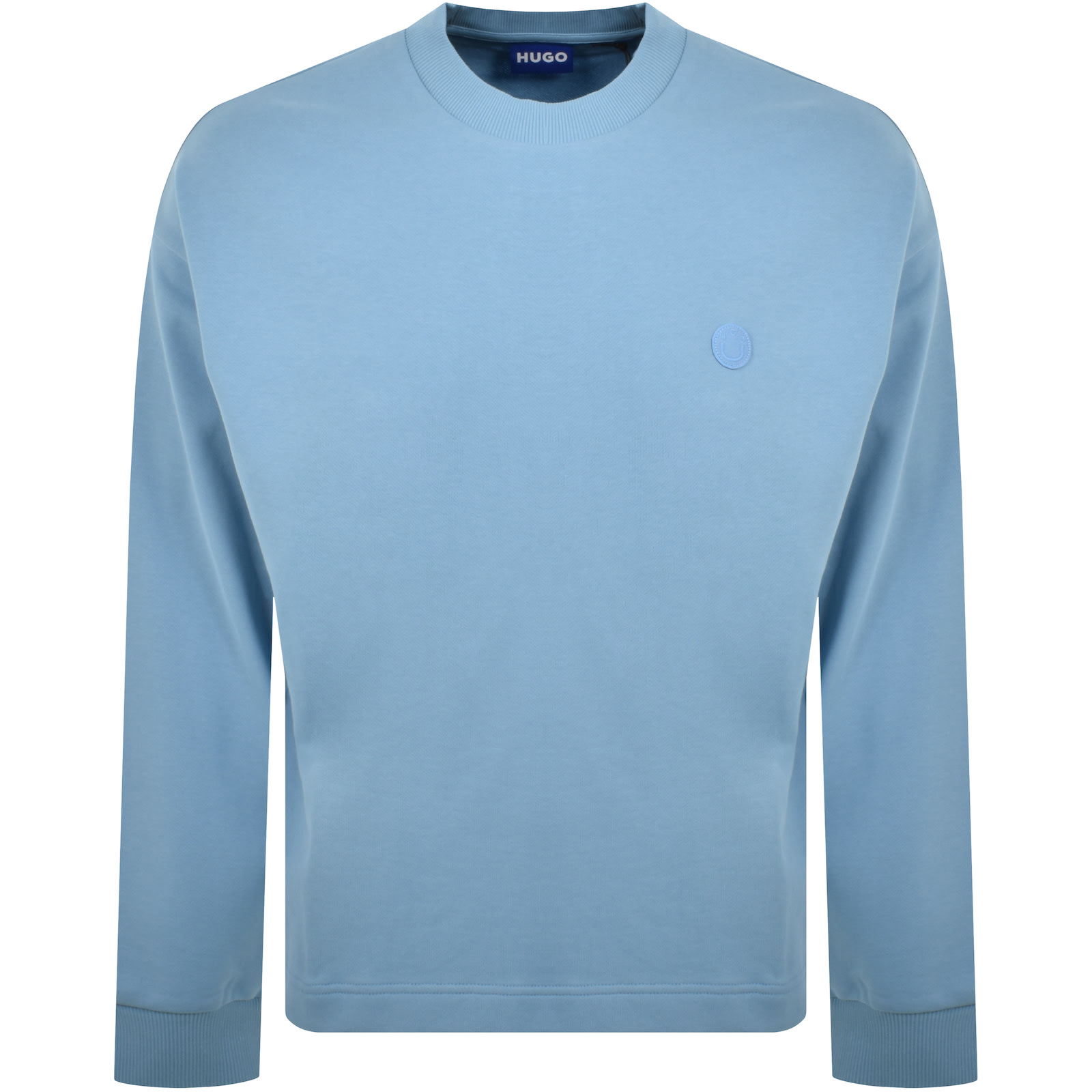 Hugo Blue Ninnyo Sweatshirt Blue In Blue