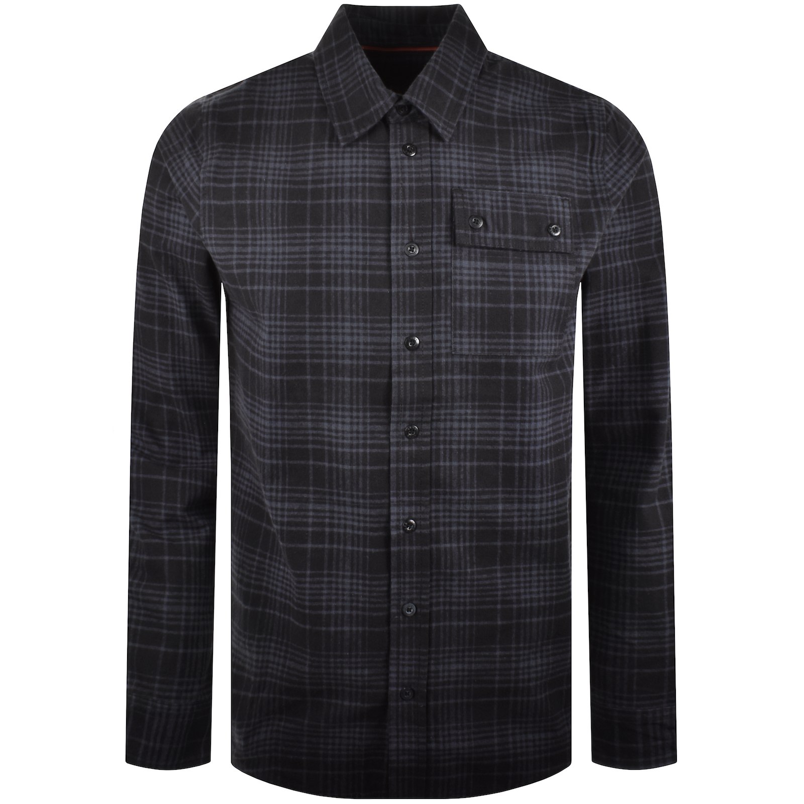 Luke 1977 Eightoaks Checked Shirt Black In Black