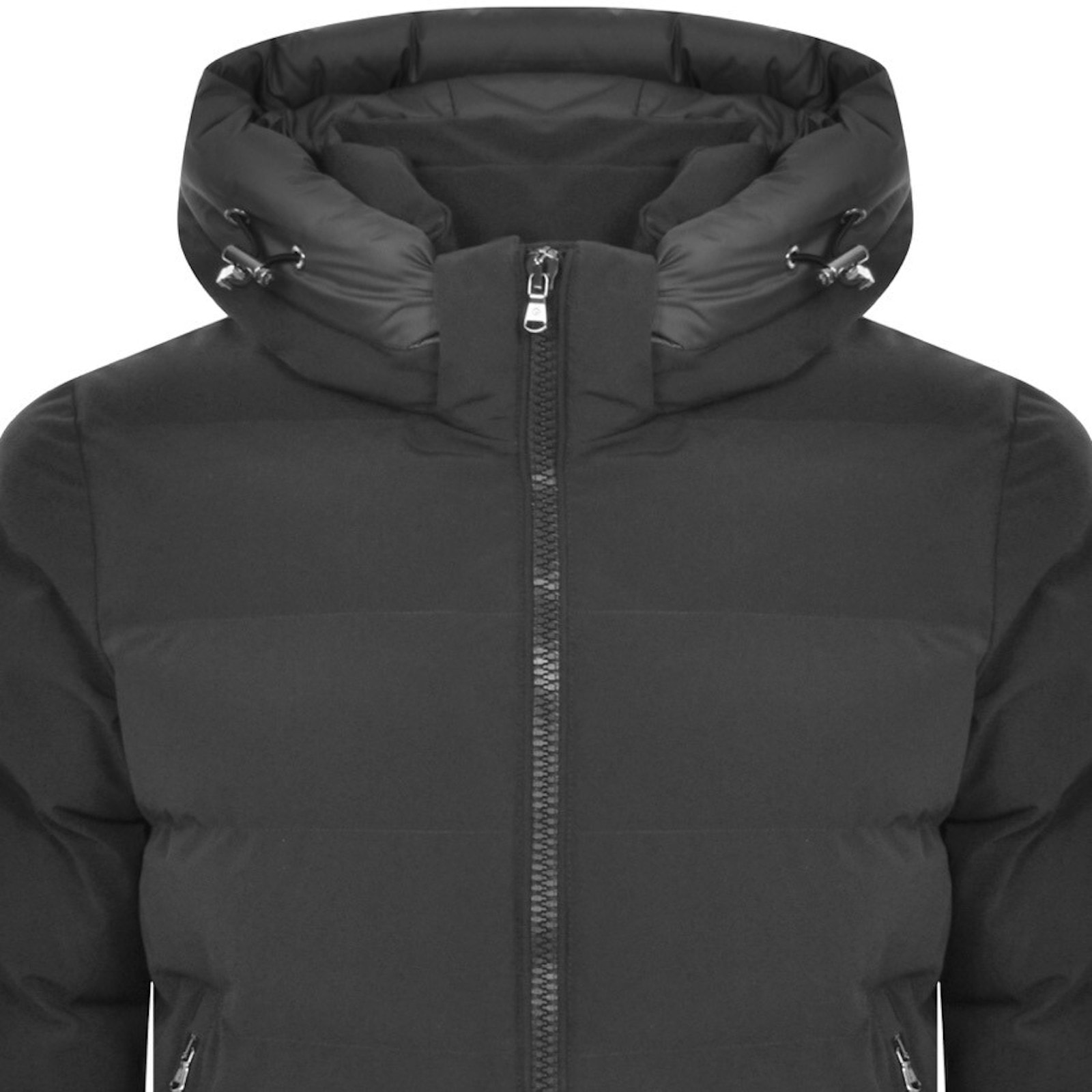 Sandbanks Core Puffer Jacket Charcoal In Grey
