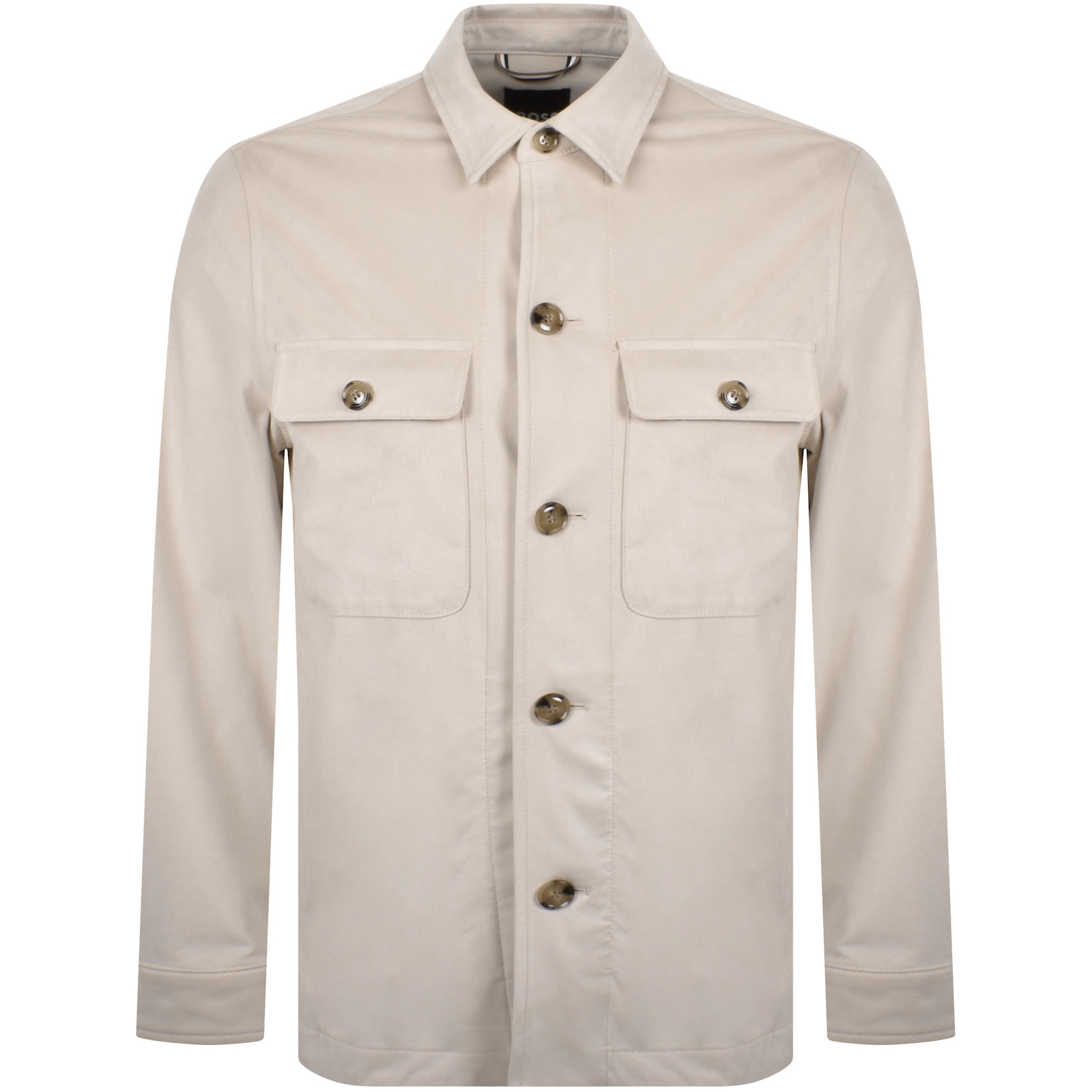 Hugo Boss Boss C Carper Overshirt Beige In Beige