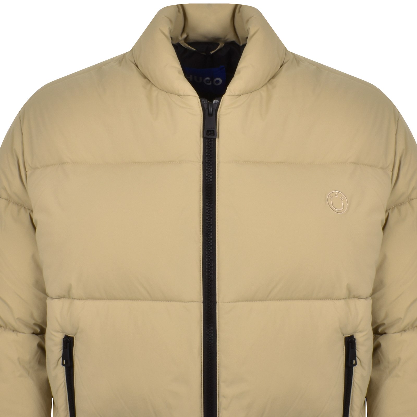 Hugo Blue Braden 2441 Relaxed Fit Jacket Beige In Beige