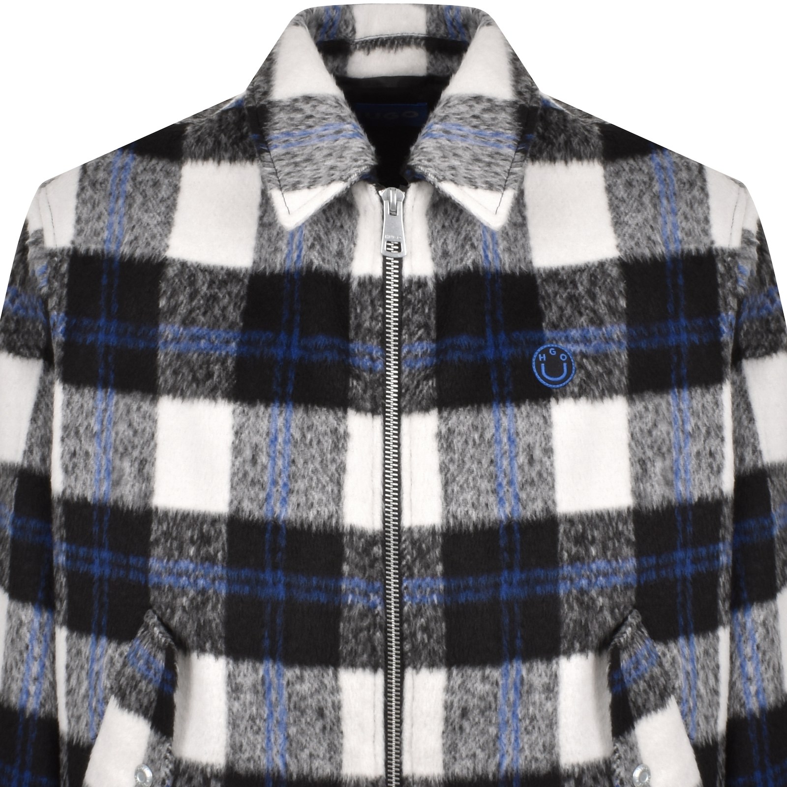 Hugo Blue Bruce 2441 Jacket White In White