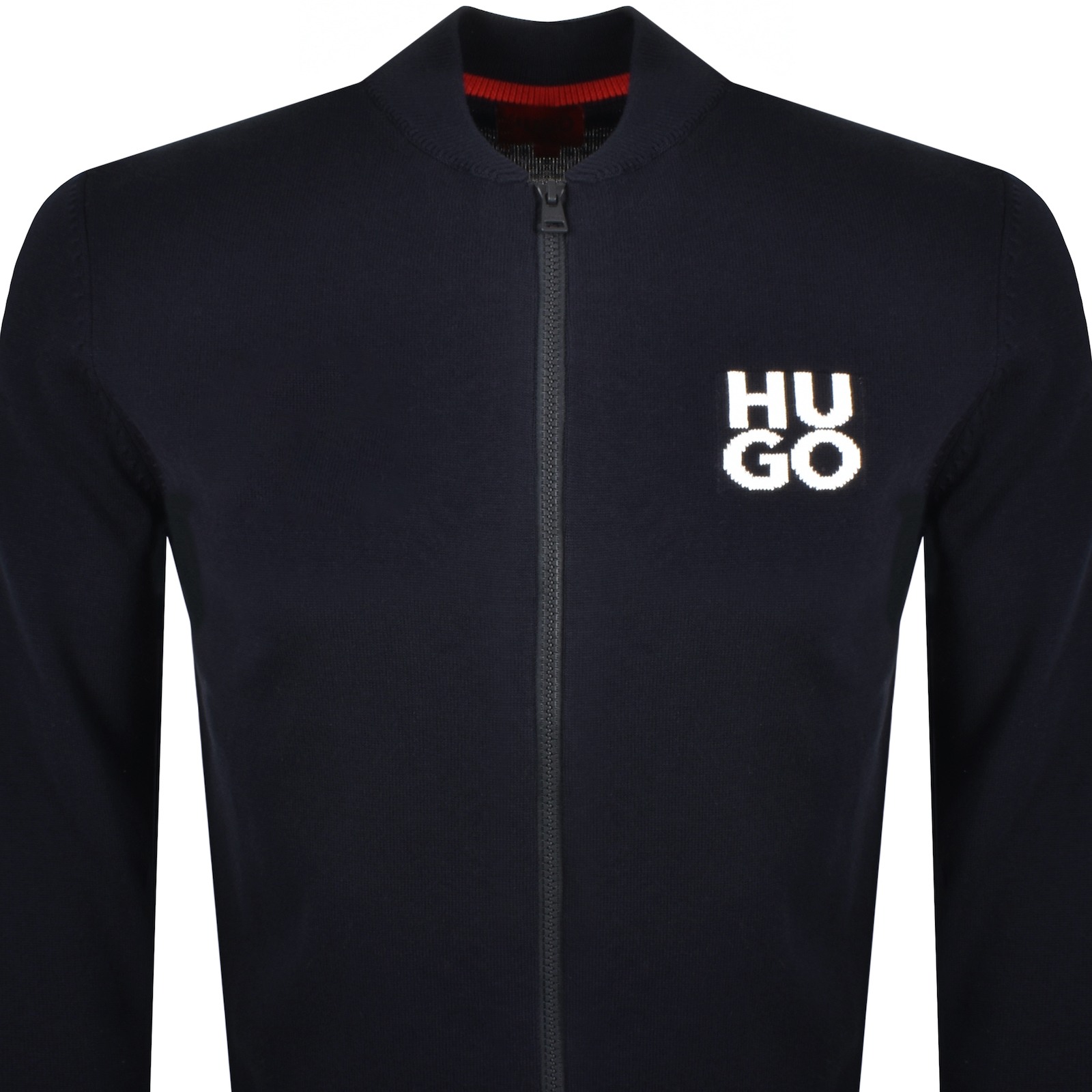 HUGO BOSS HUGO SOLOUH KNIT JUMPER NAVY