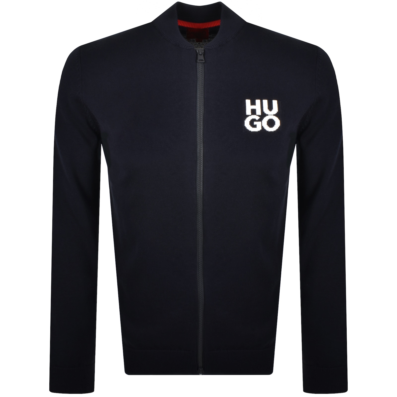 HUGO BOSS HUGO SOLOUH KNIT JUMPER NAVY