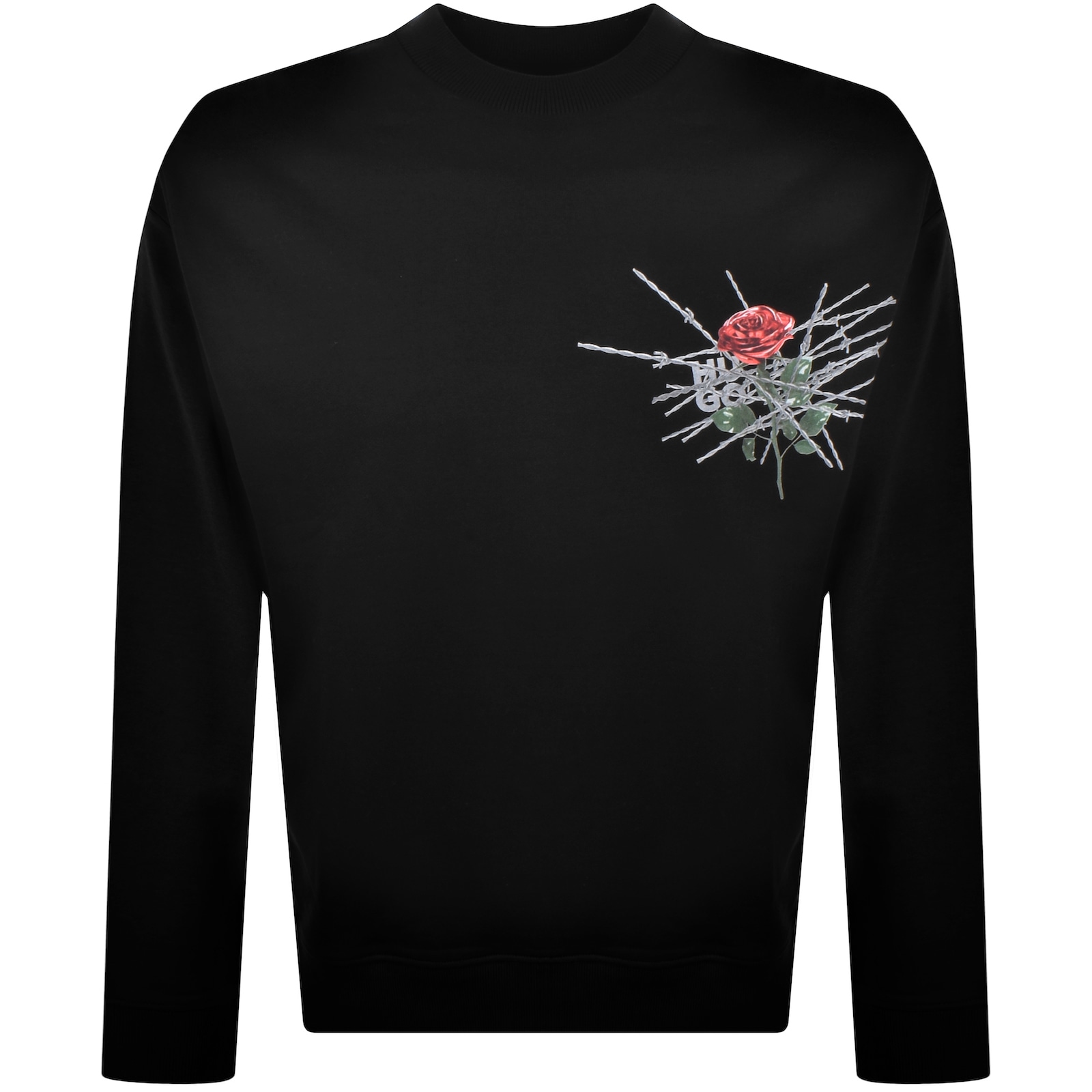Hugo Boss Hugo Derumkek Sweatshirt Black In Black
