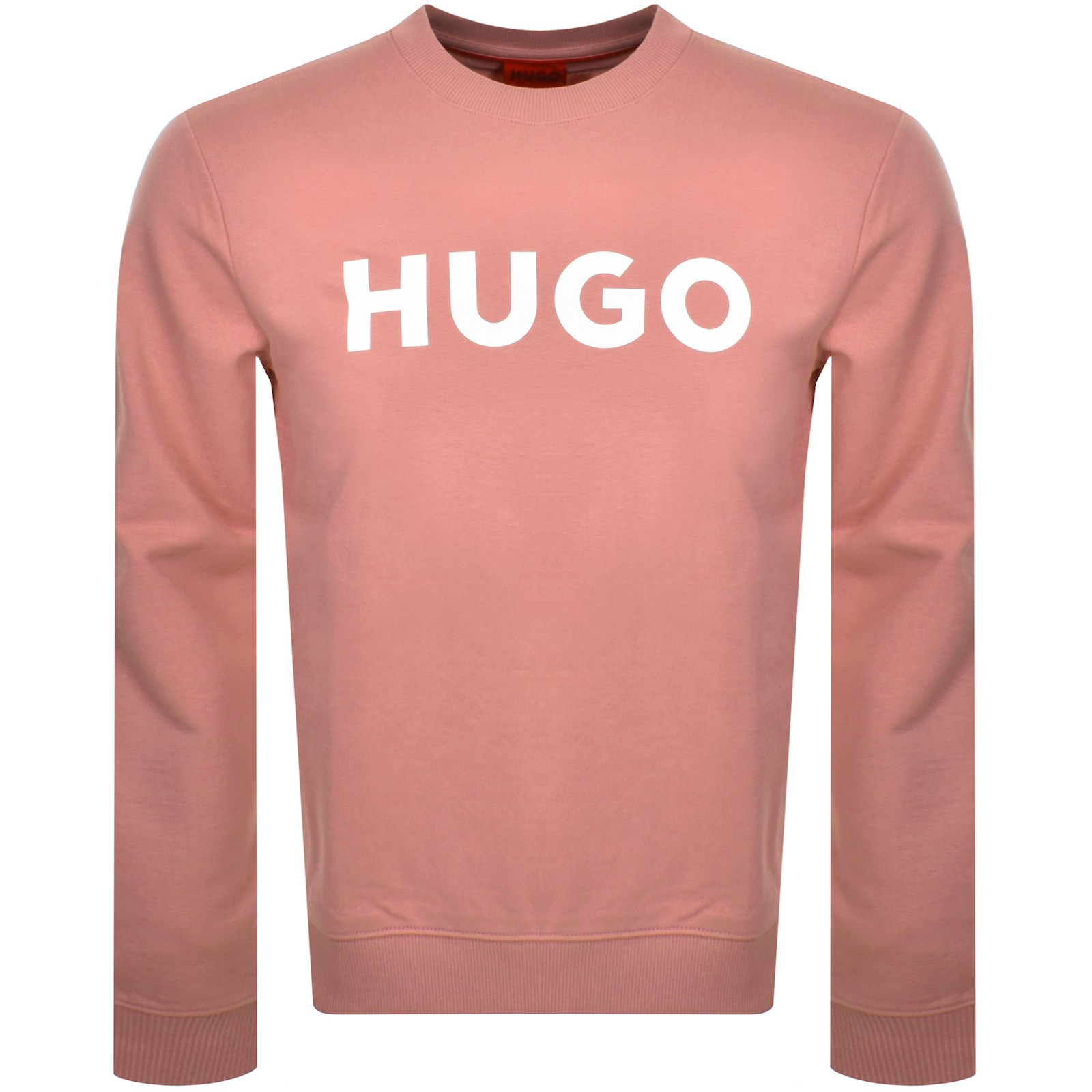 Hugo Boss Hugo Dem Regular Fit Sweatshirt Pink In Pink