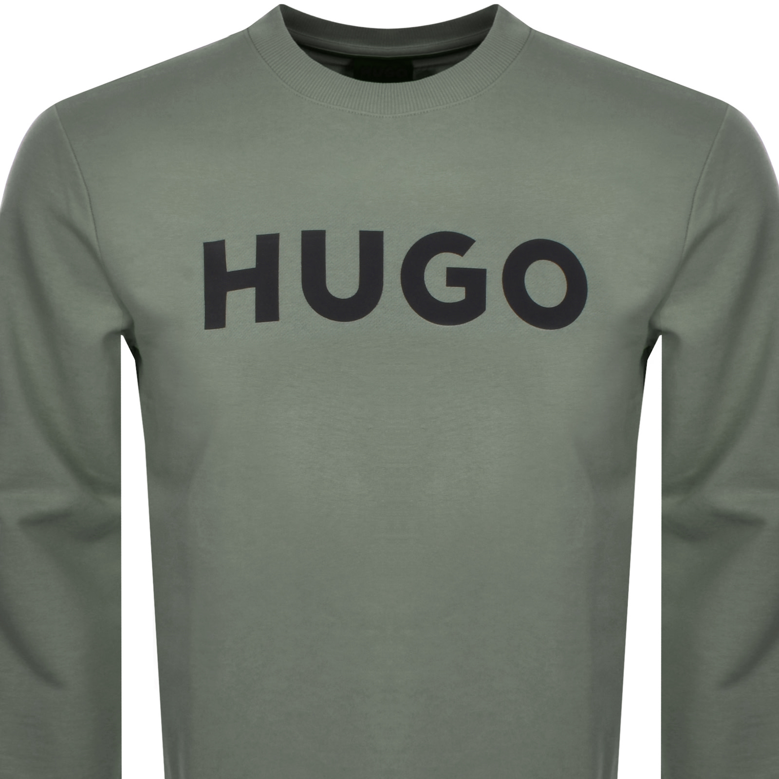 HUGO BOSS HUGO DEM REGULAR FIT SWEATSHIRT GREEN