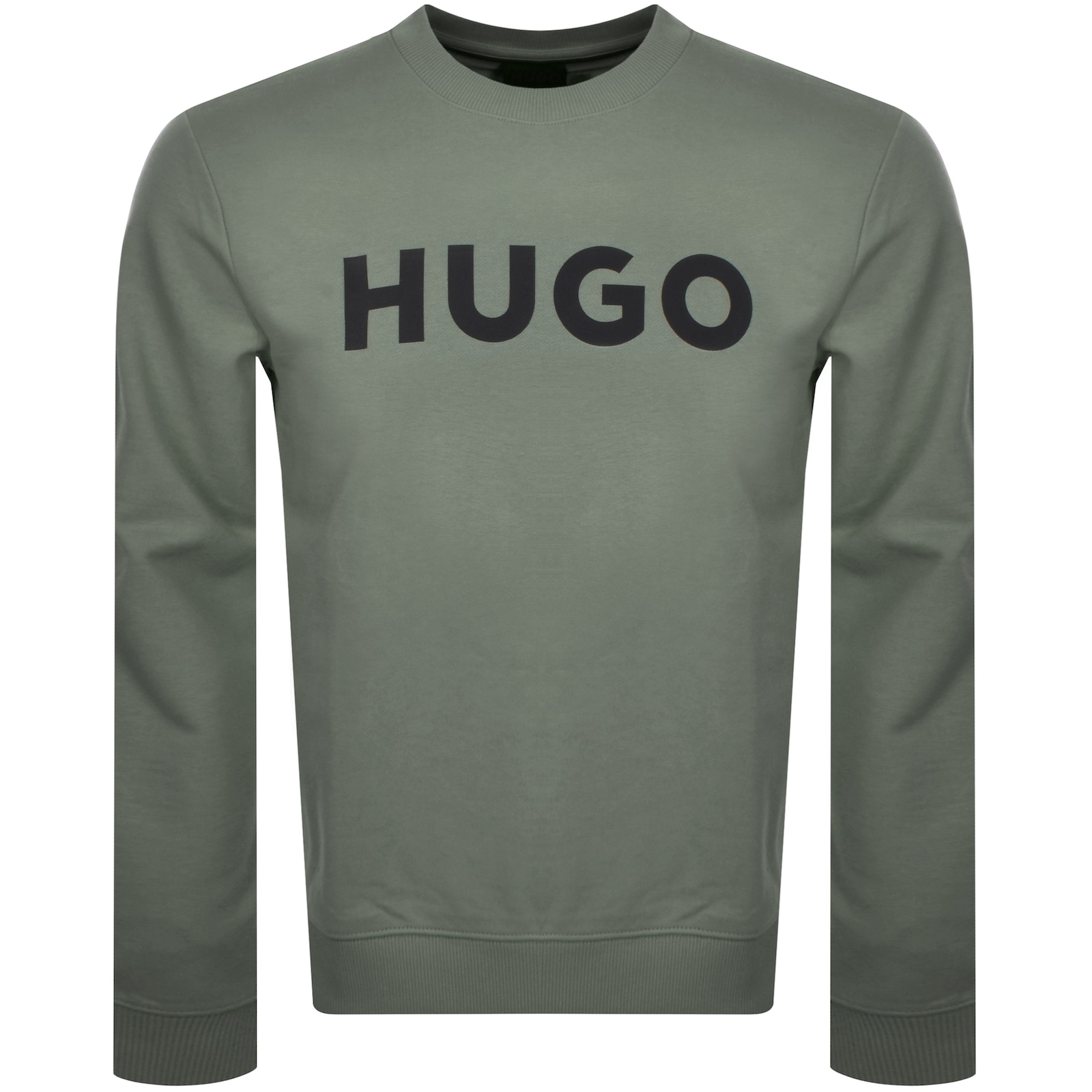 HUGO BOSS HUGO DEM REGULAR FIT SWEATSHIRT GREEN