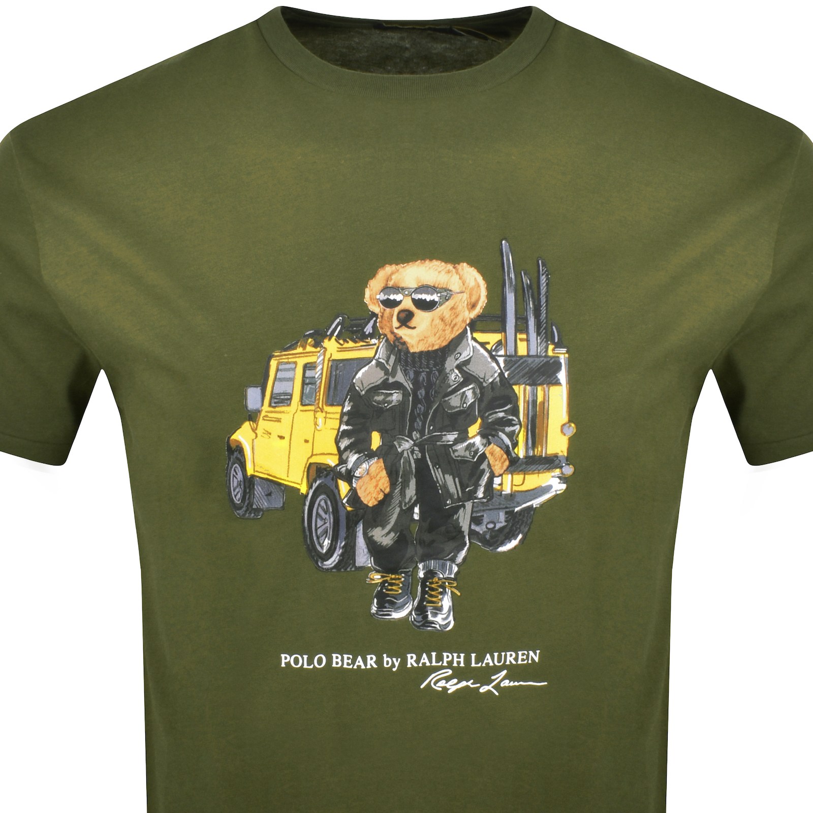Shop Polo Ralph Lauren Ralph Lauren Bear Classic Fit T Shirt Green