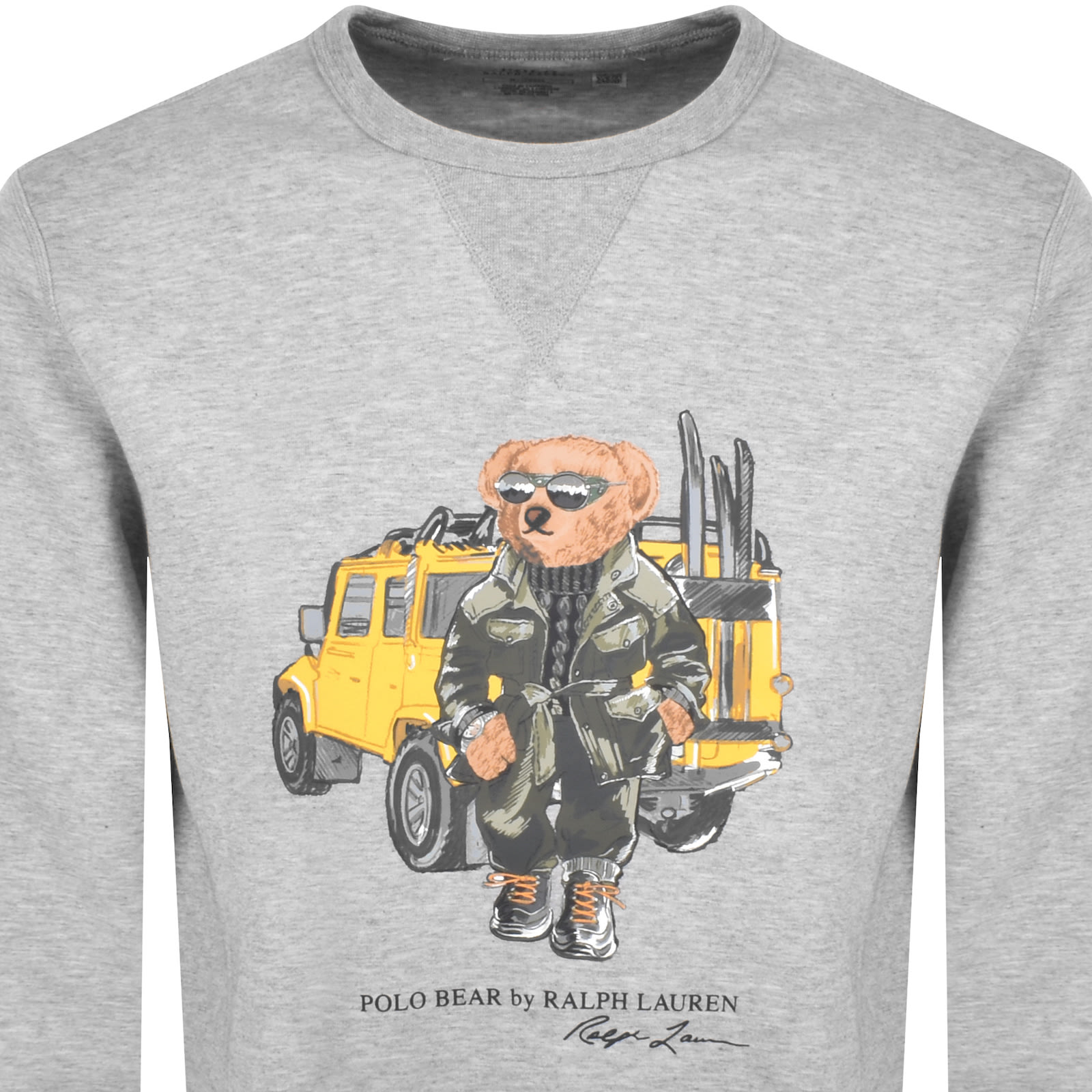 Shop Polo Ralph Lauren Ralph Lauren Polo Bear Sweatshirt Grey