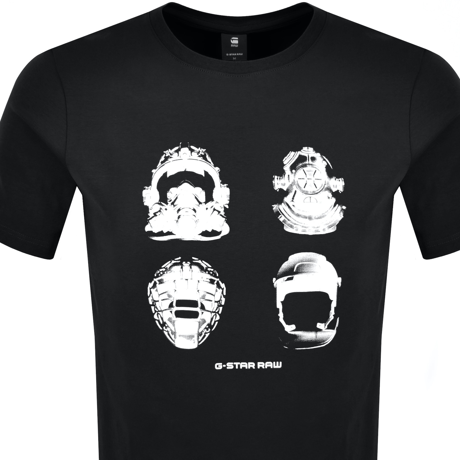 G-star Masks Graphic T Shirt Black In Black