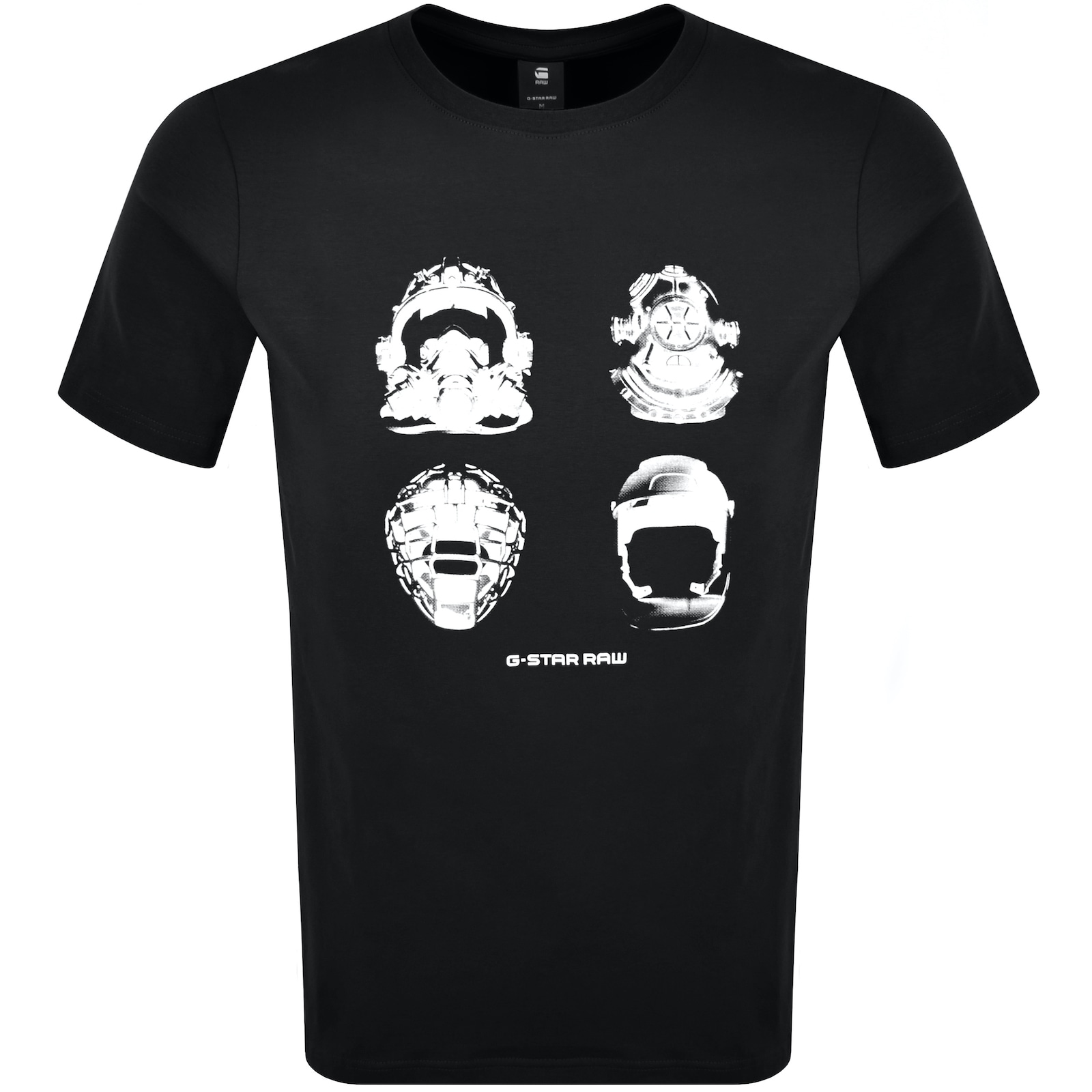 G-star Masks Graphic T Shirt Black In Black