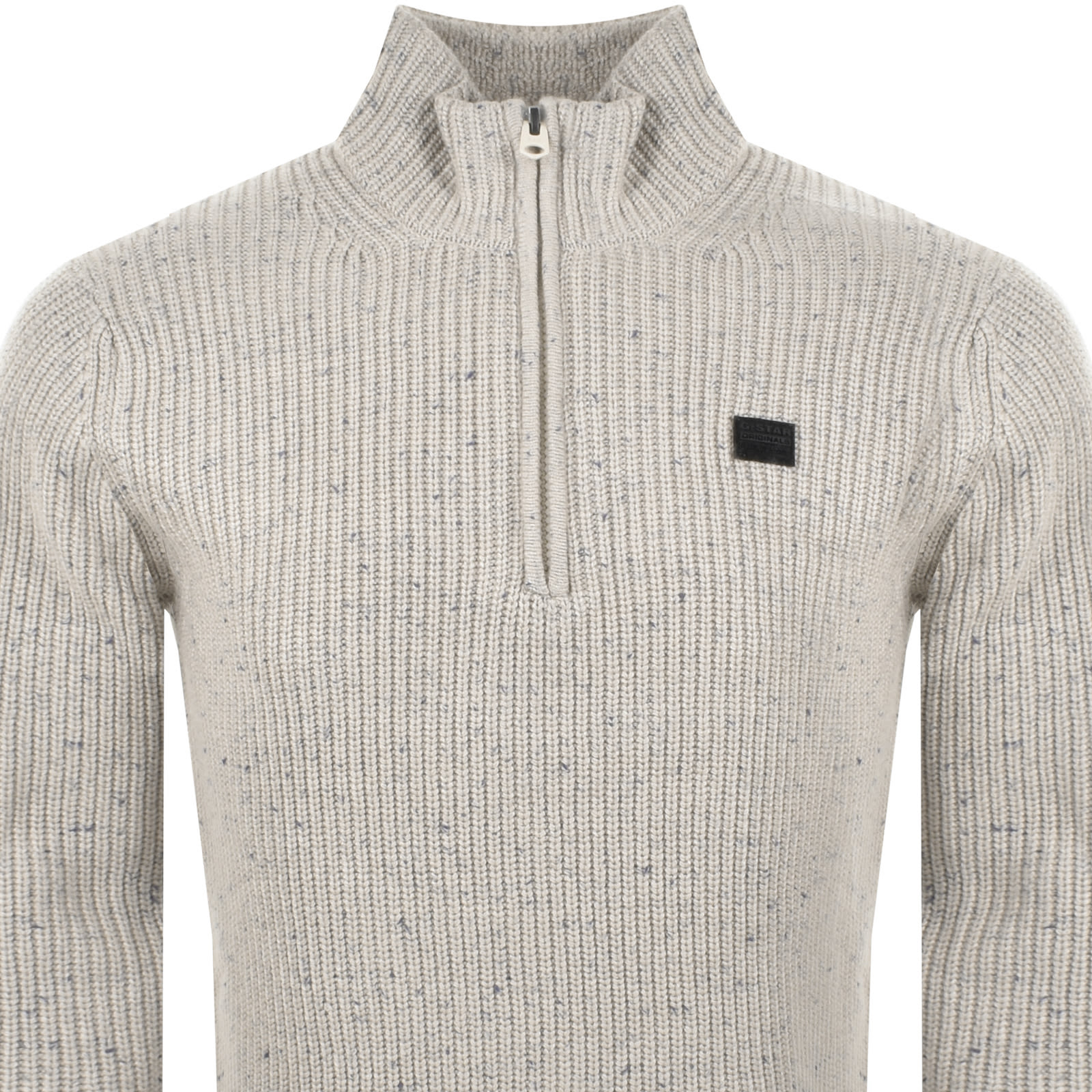 G-star Skipper Quarter Zip Regular Fit Jumper Grey In Grey