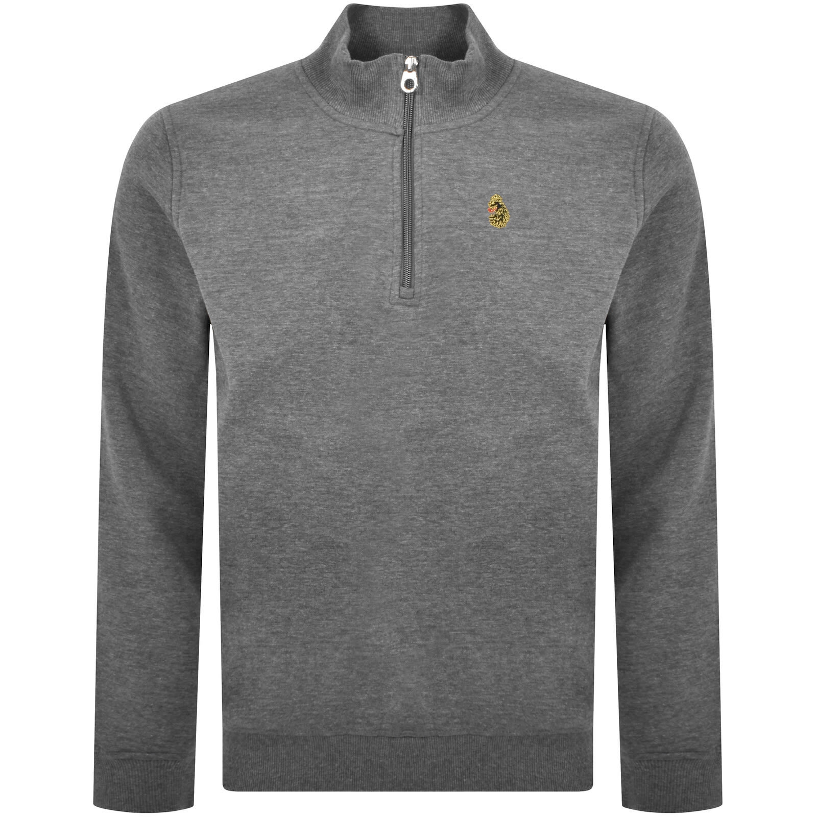 Luke 1977 Sydney 1000 Quarter Zip Sweatshirt Grey In Grey