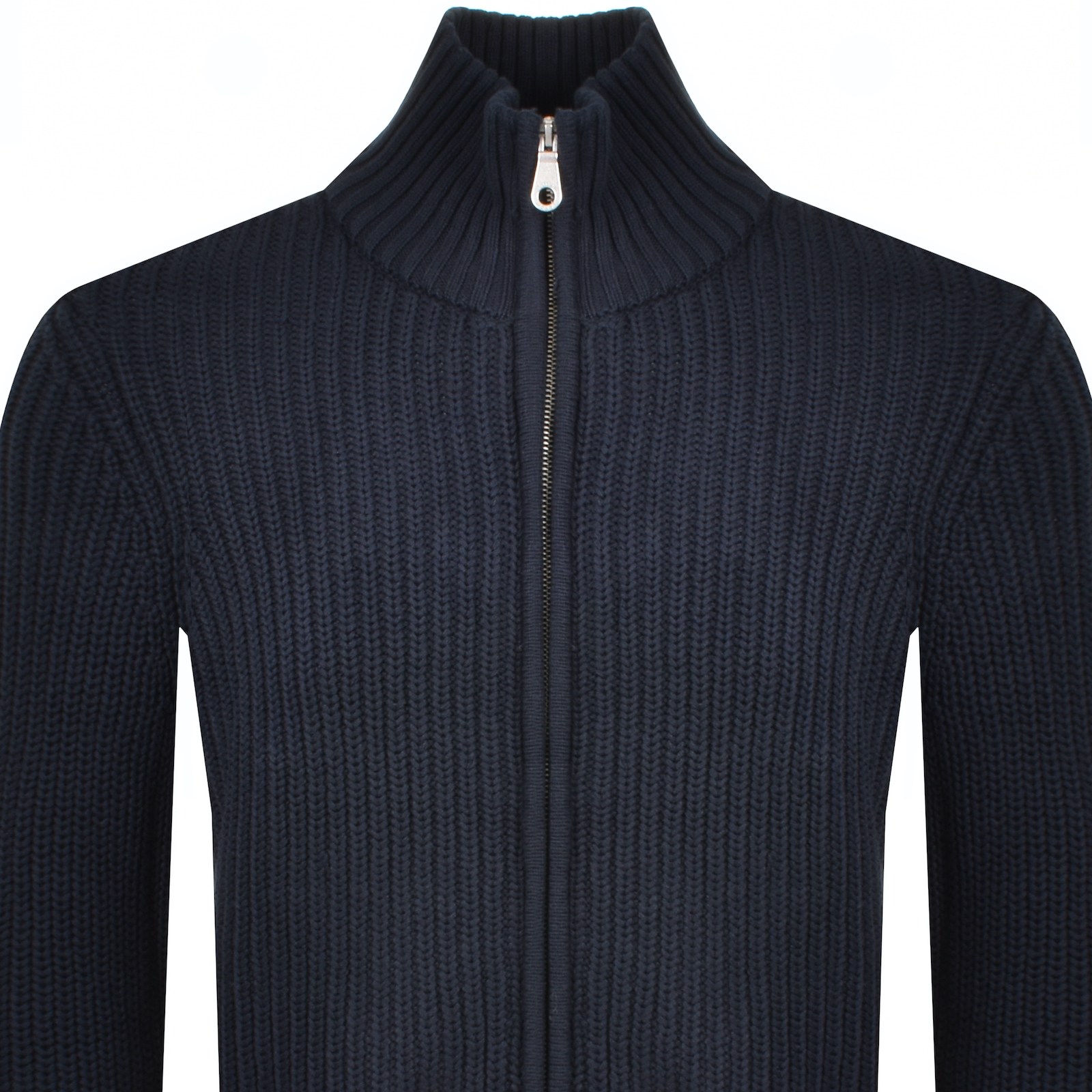 Farah Vintage Farah Crestone Full Zip Through Jumper Navy In Navy
