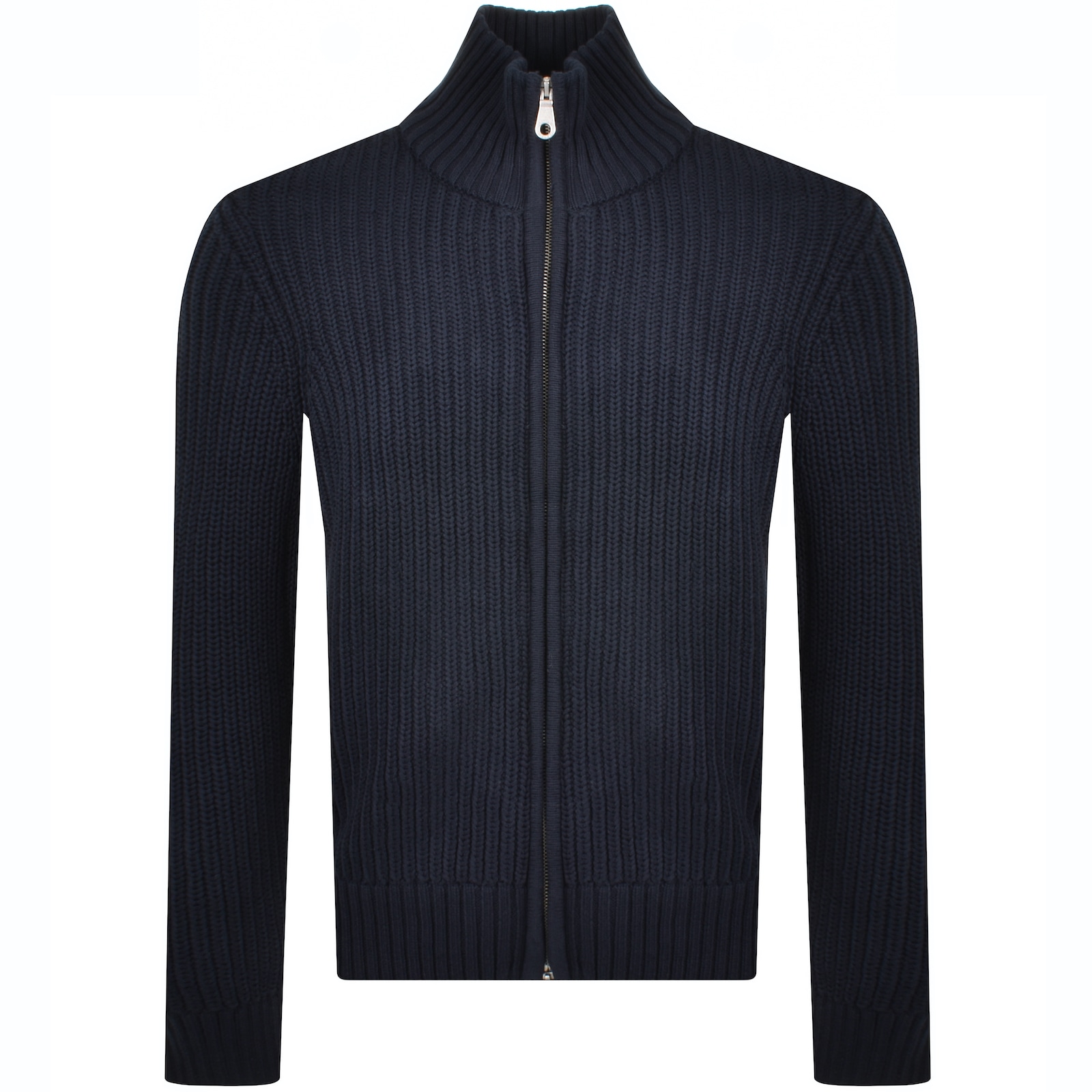 Farah Vintage Farah Crestone Full Zip Through Jumper Navy In Navy