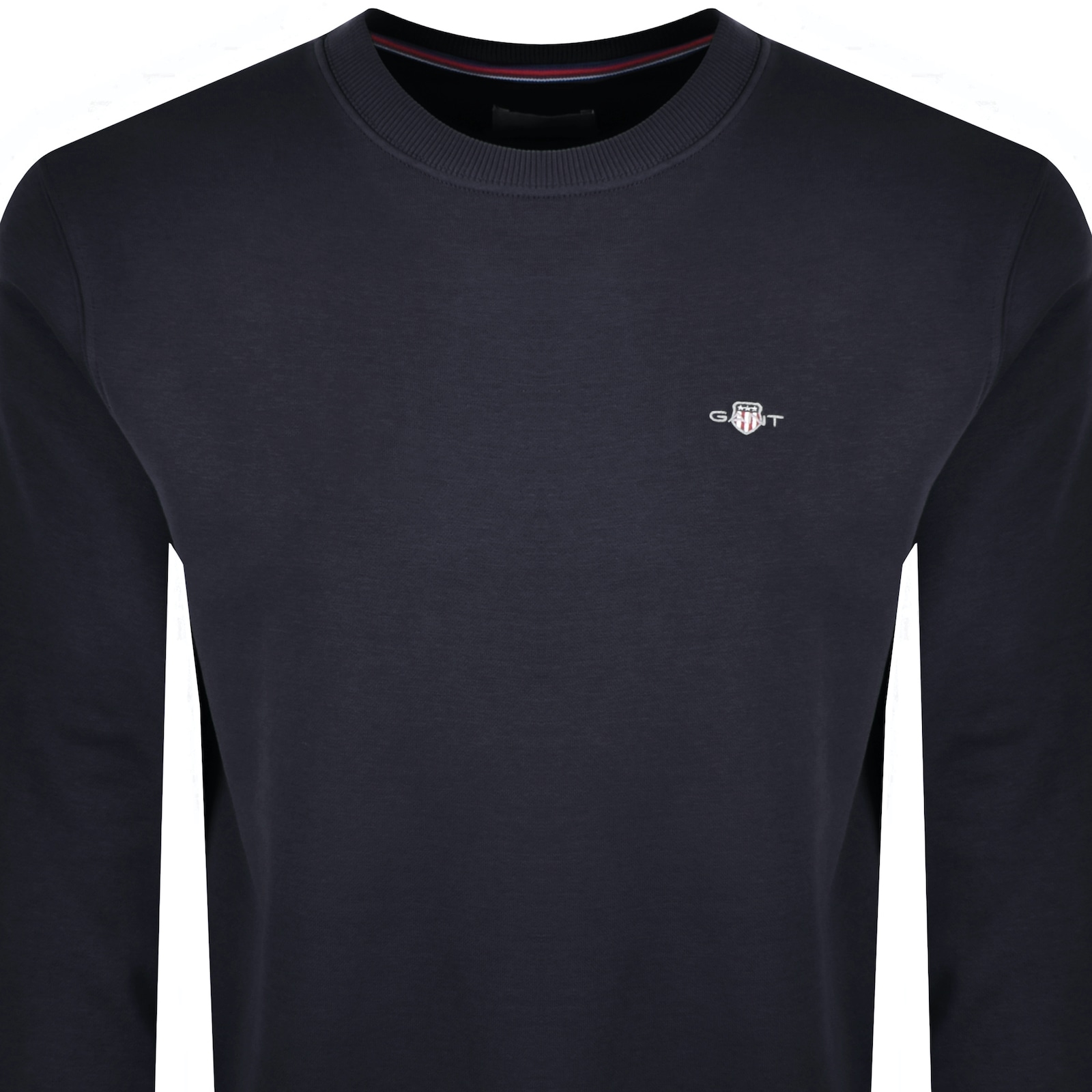 Gant Shield Regular Crew Neck Sweatshirt Navy In Navy