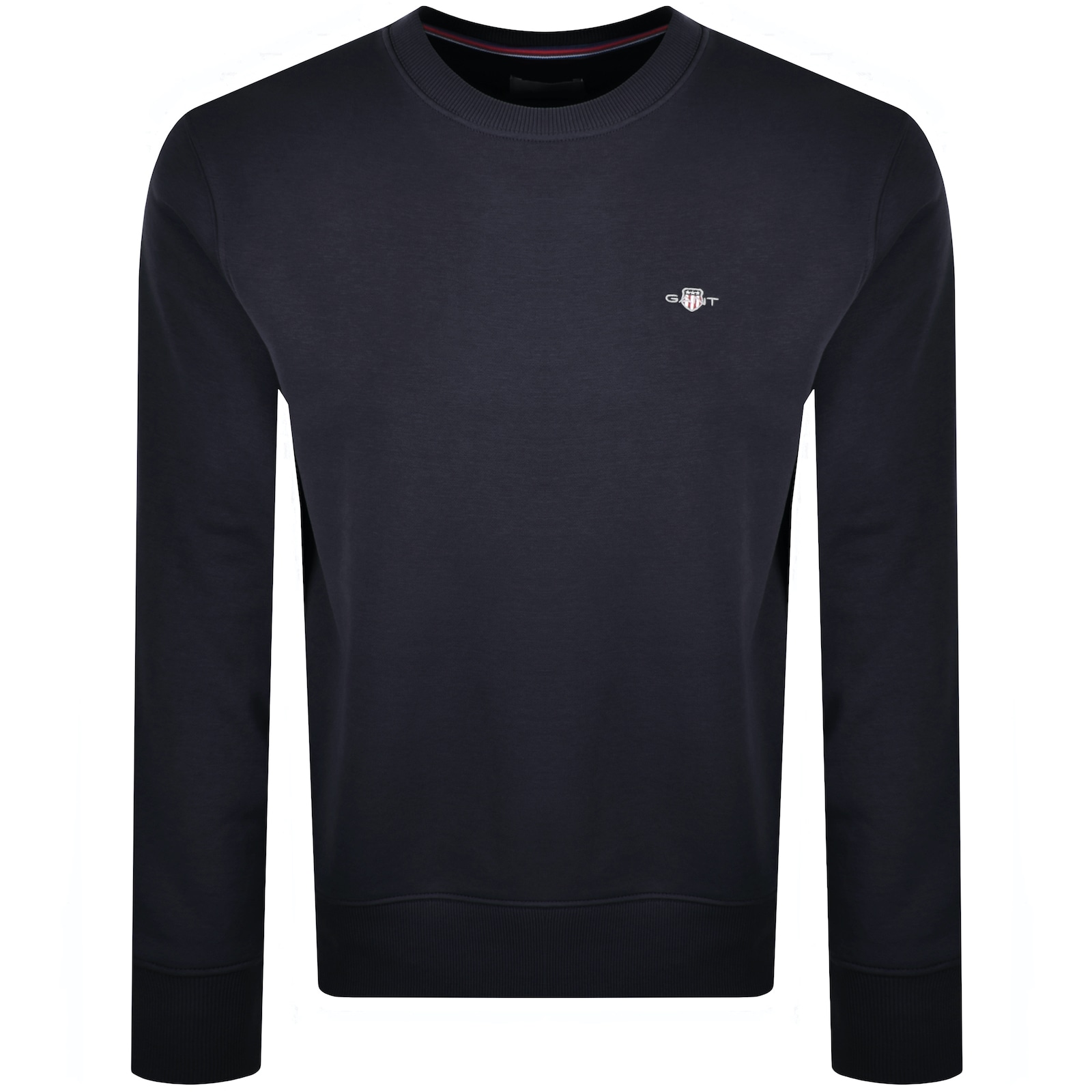 Gant Shield Regular Crew Neck Sweatshirt Navy In Navy