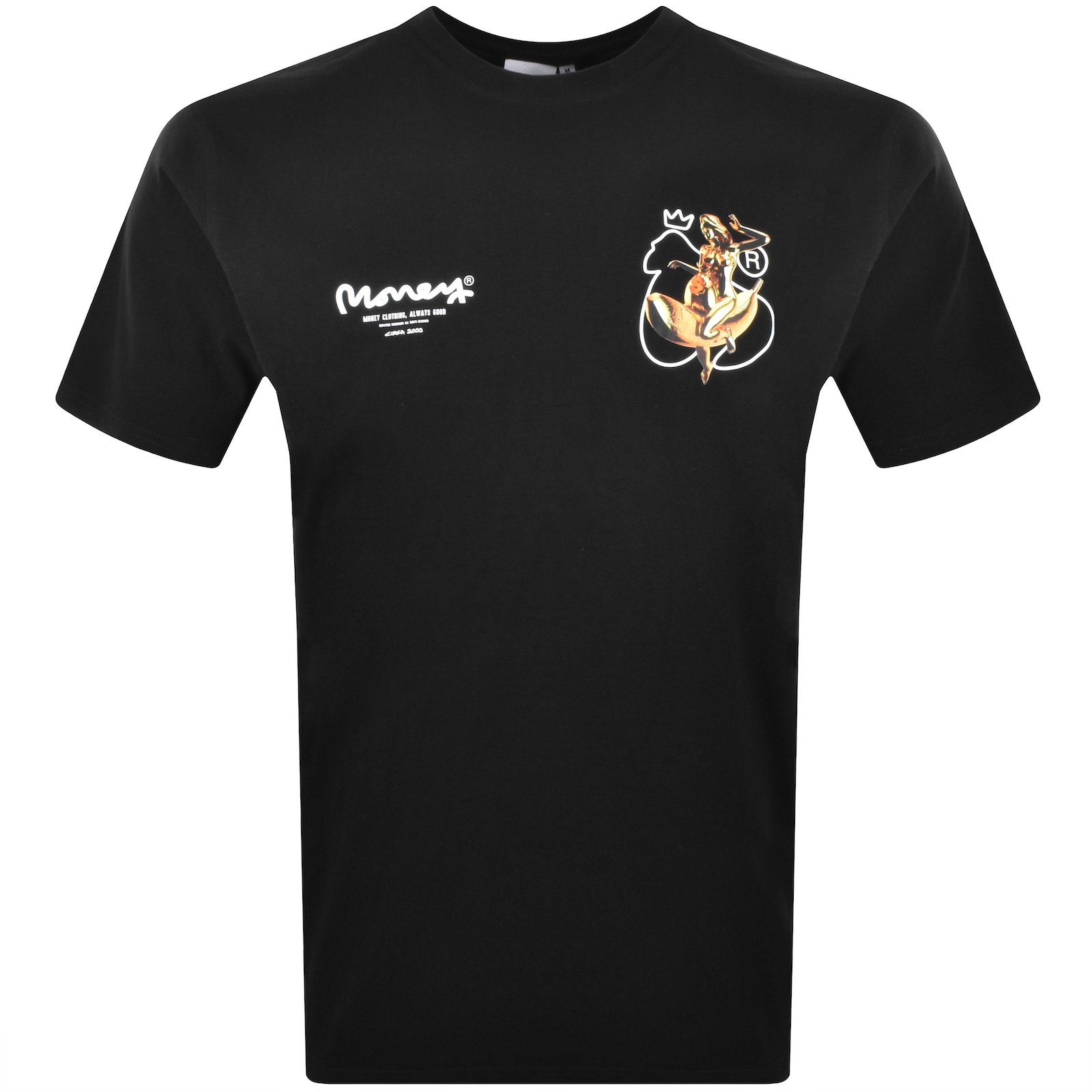 MONEY CLOTHING MONEY STEEZY RIDER T SHIRT BLACK