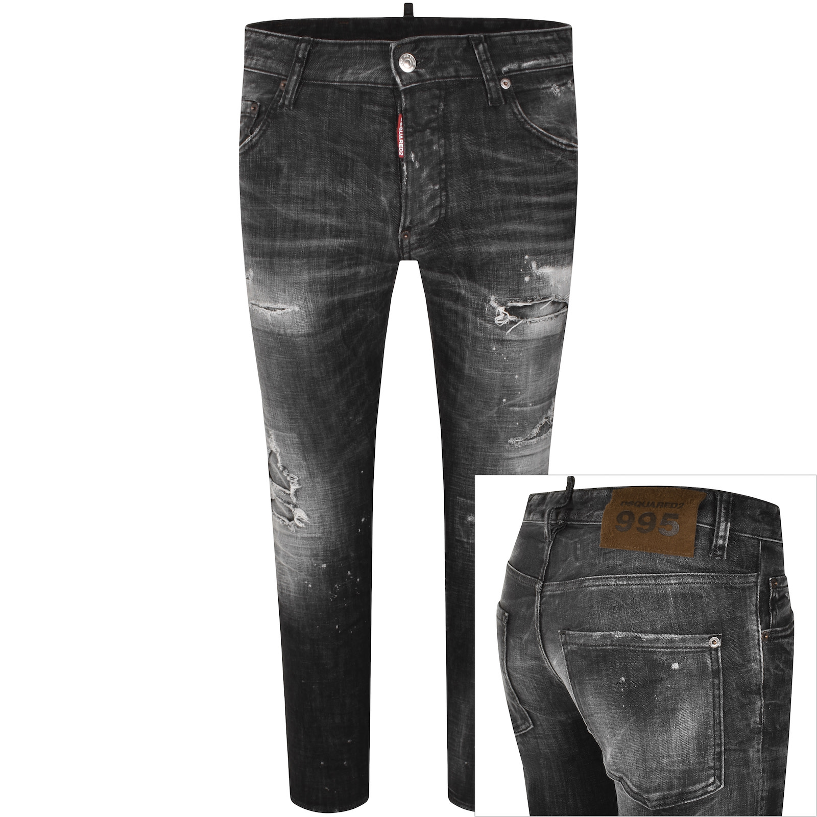 Dsquared2 Skater Slim Fit Jeans Black