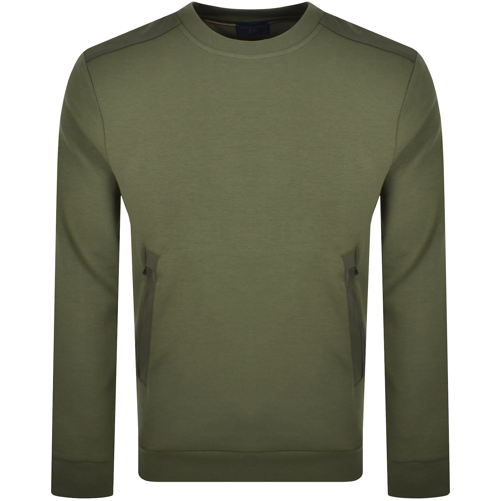 PAUL & SHARK PAUL AND SHARK PANEL SWEATSHIRT GREEN