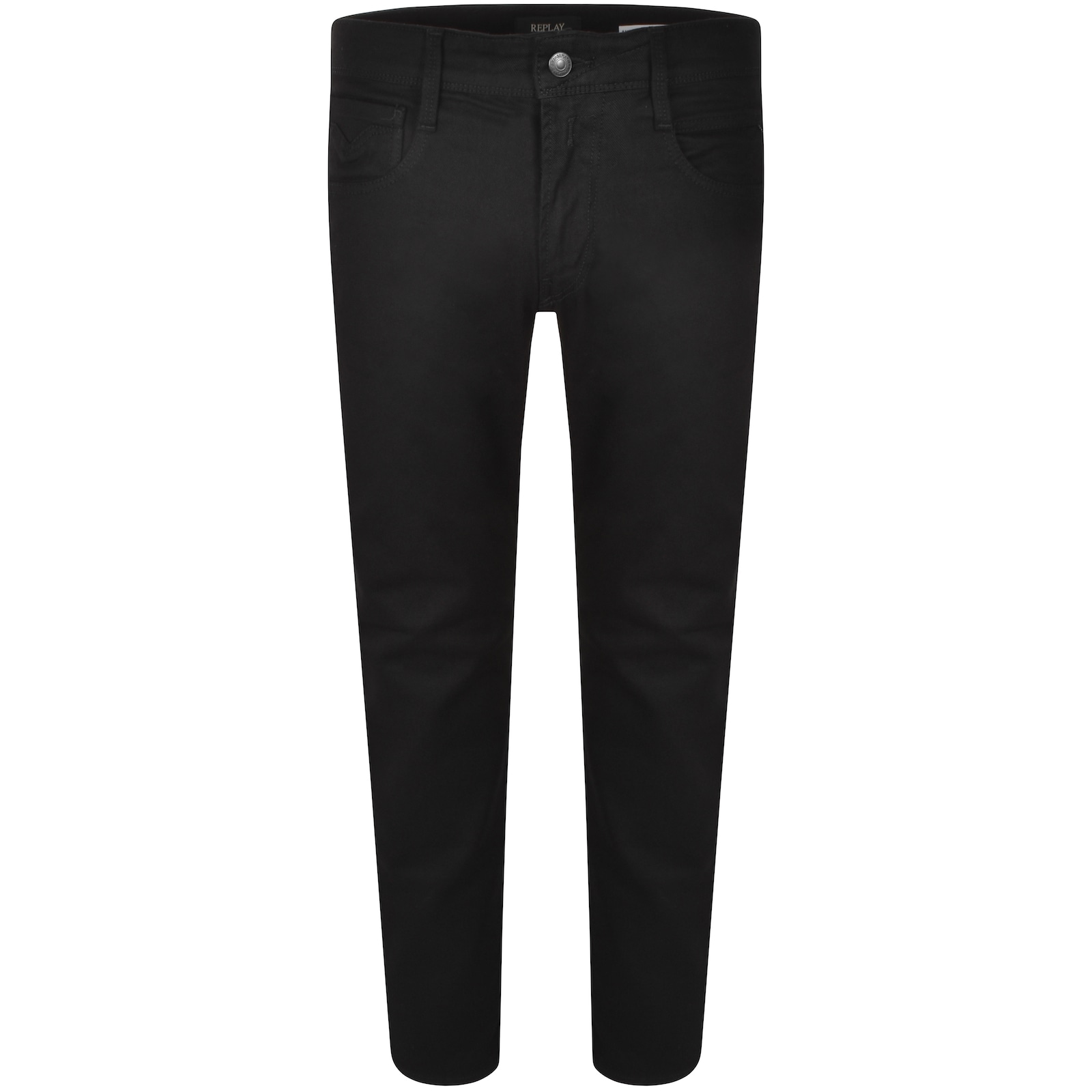 Replay Anbass Slim Fit Jeans Black In Black