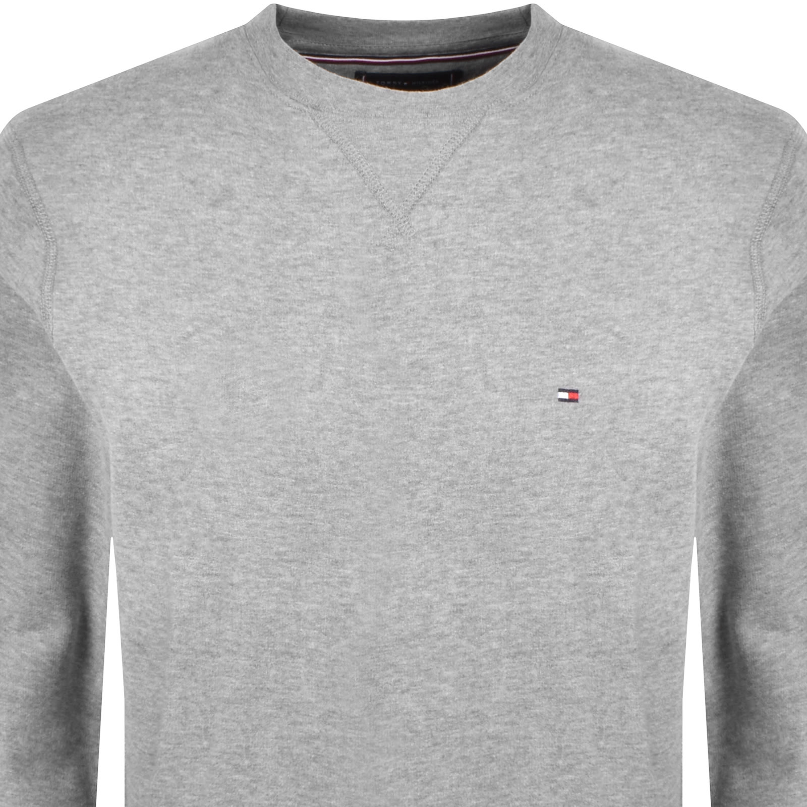 Tommy Hilfiger Essential Fleece Sweatshirt Grey In Grey