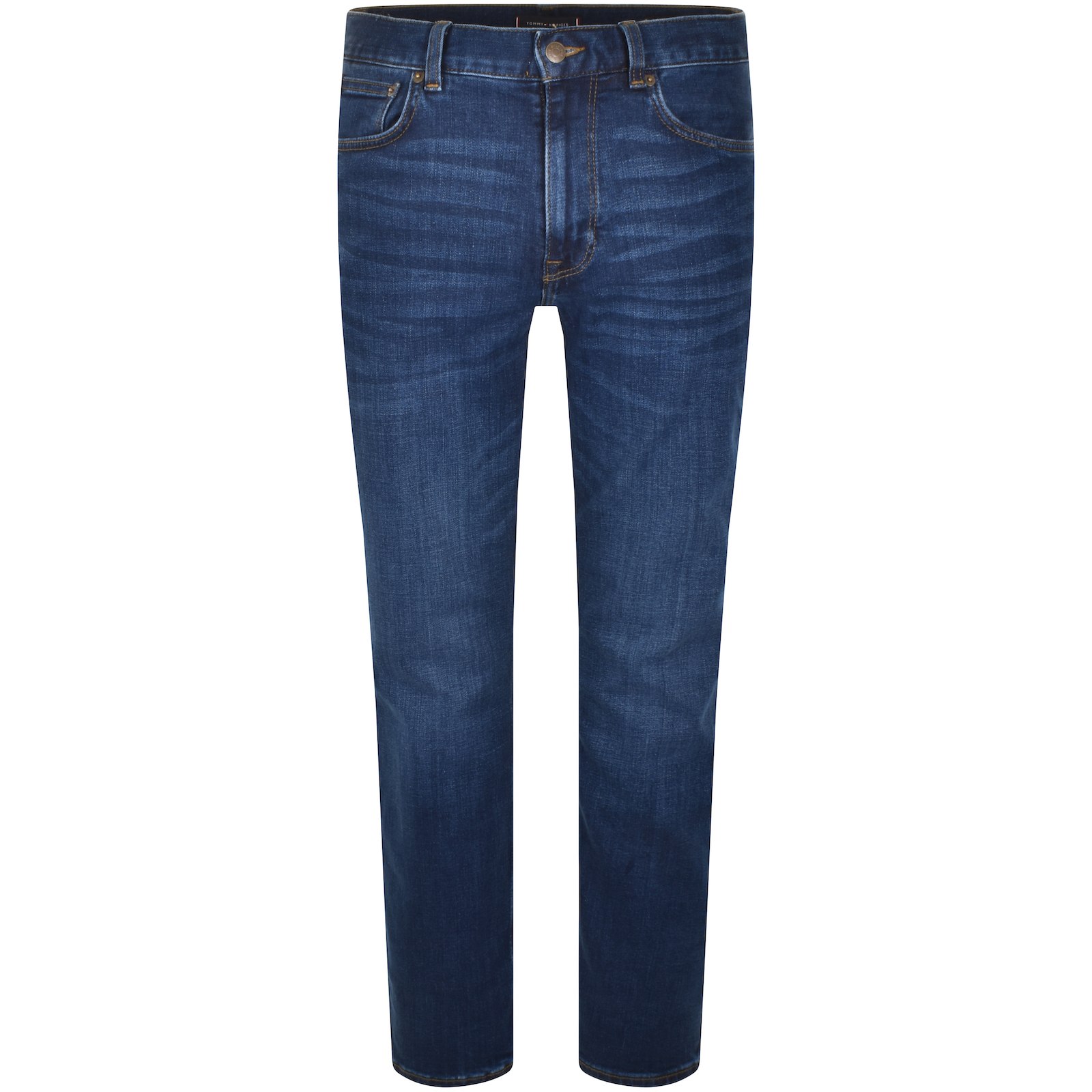 Tommy Hilfiger Denton Straight Fit Jeans Dark Wash In Blue
