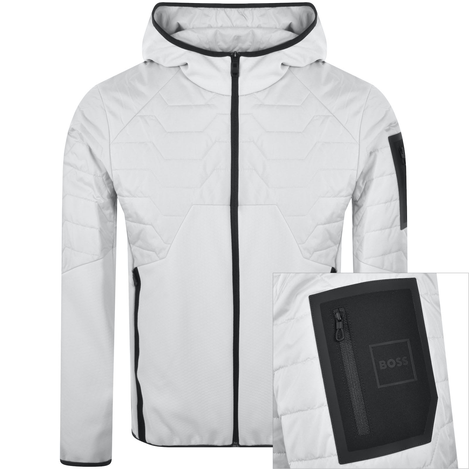 Shop Boss Athleisure Boss J Wilder Jacket Grey