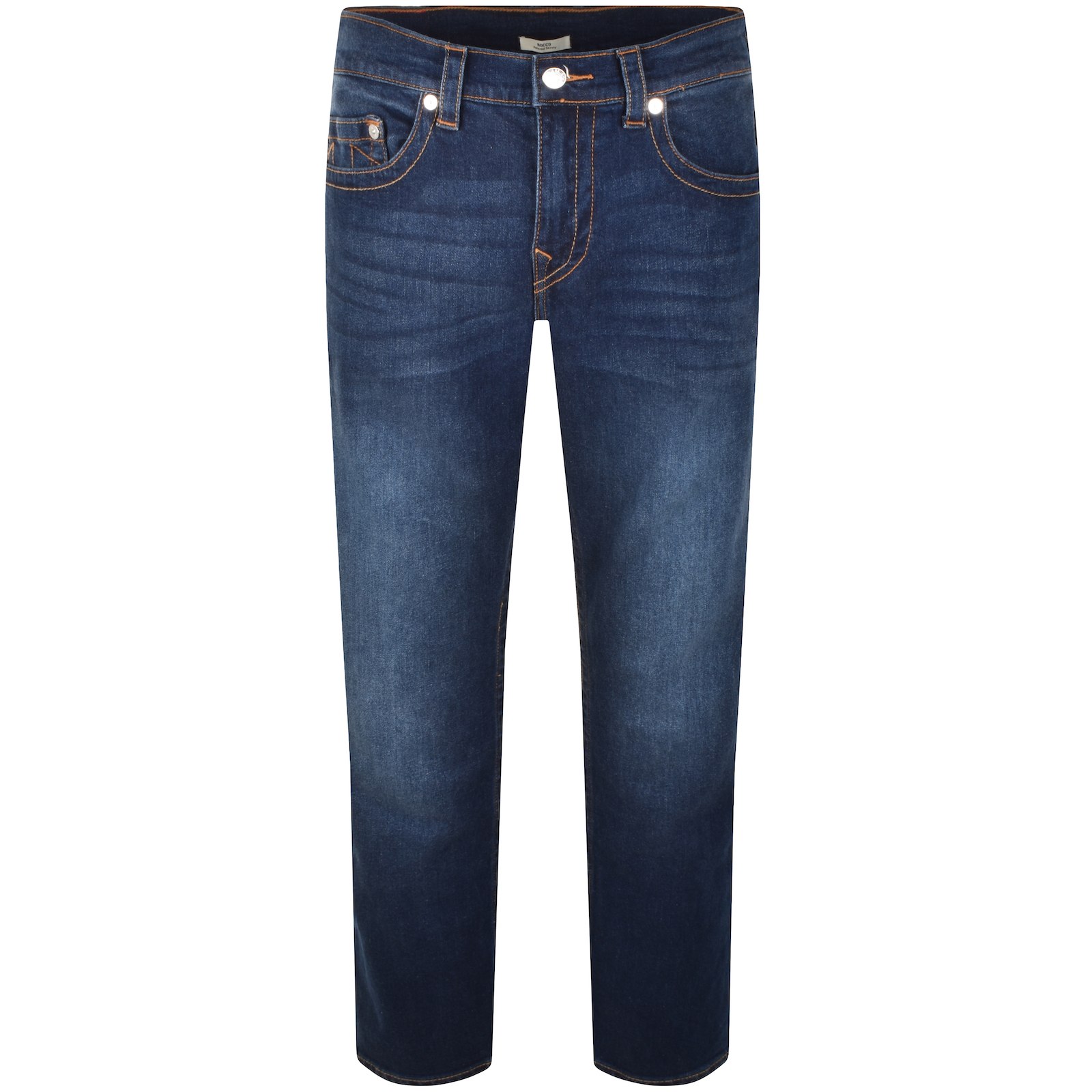 True Religion Rocco Dark Wash Skinny Jeans In Blue