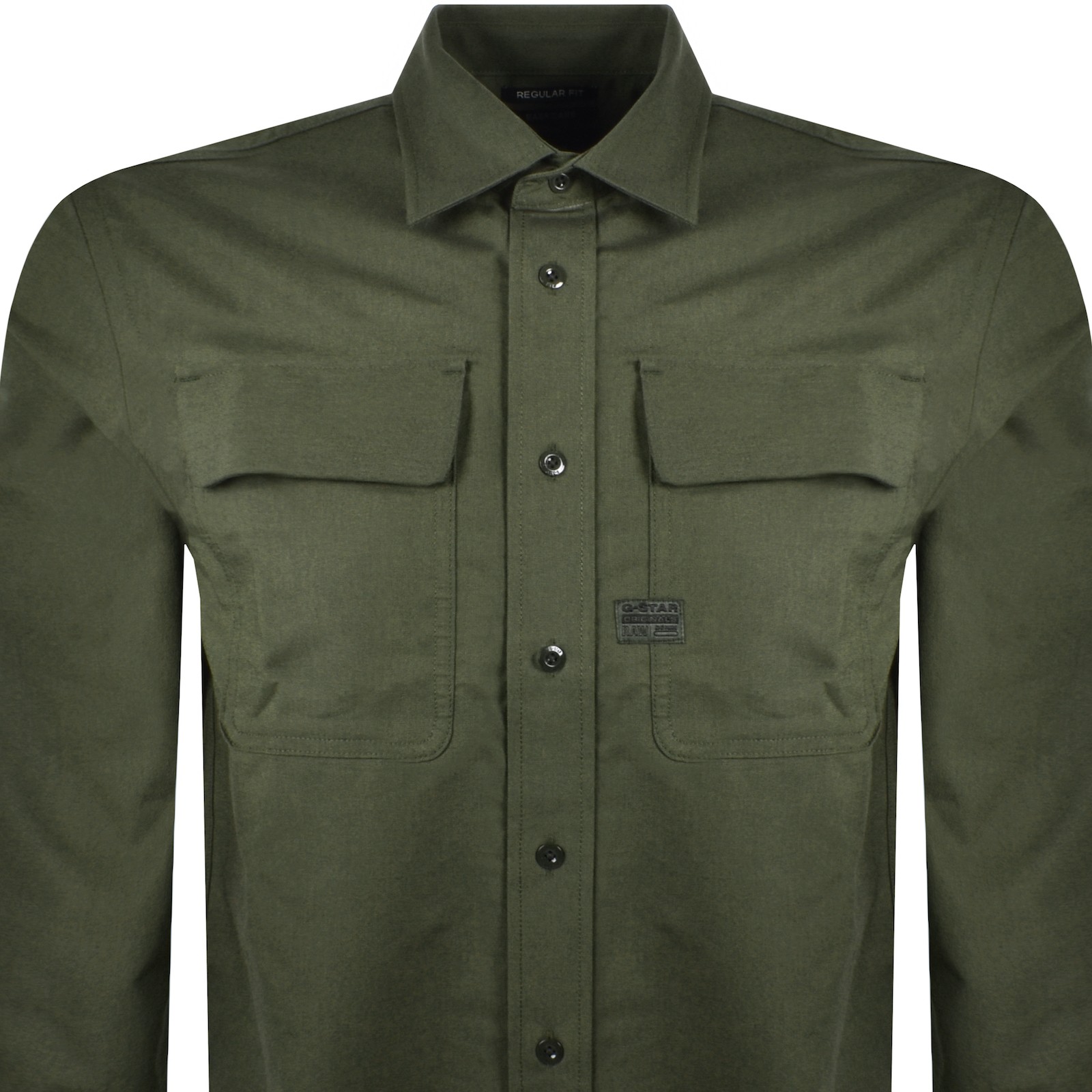 G-star Cpo Long Sleeve Shirt Green In Green