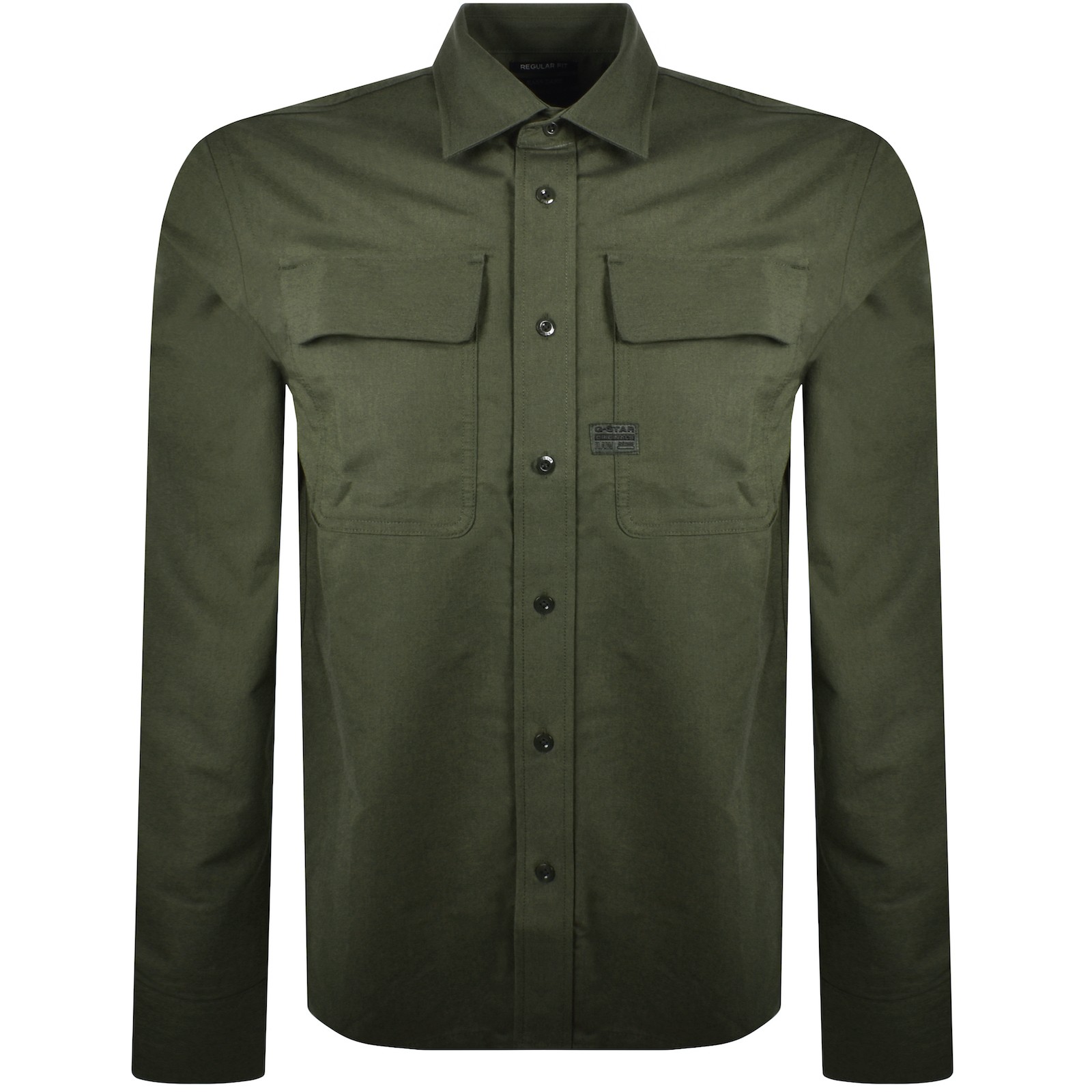 G-star Cpo Long Sleeve Shirt Green In Green