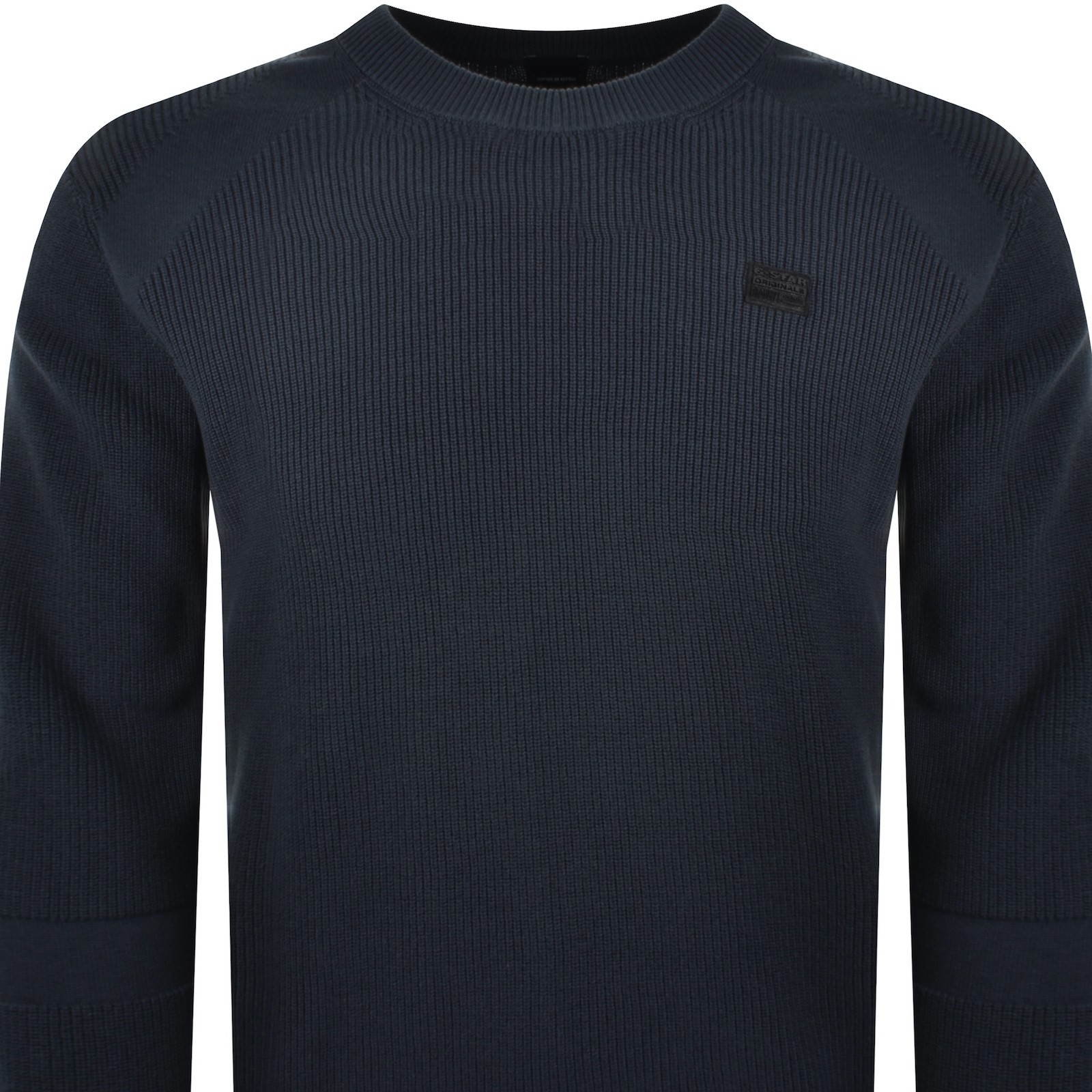 G-star Detailed Knit Jumper Legion Blue In Navy