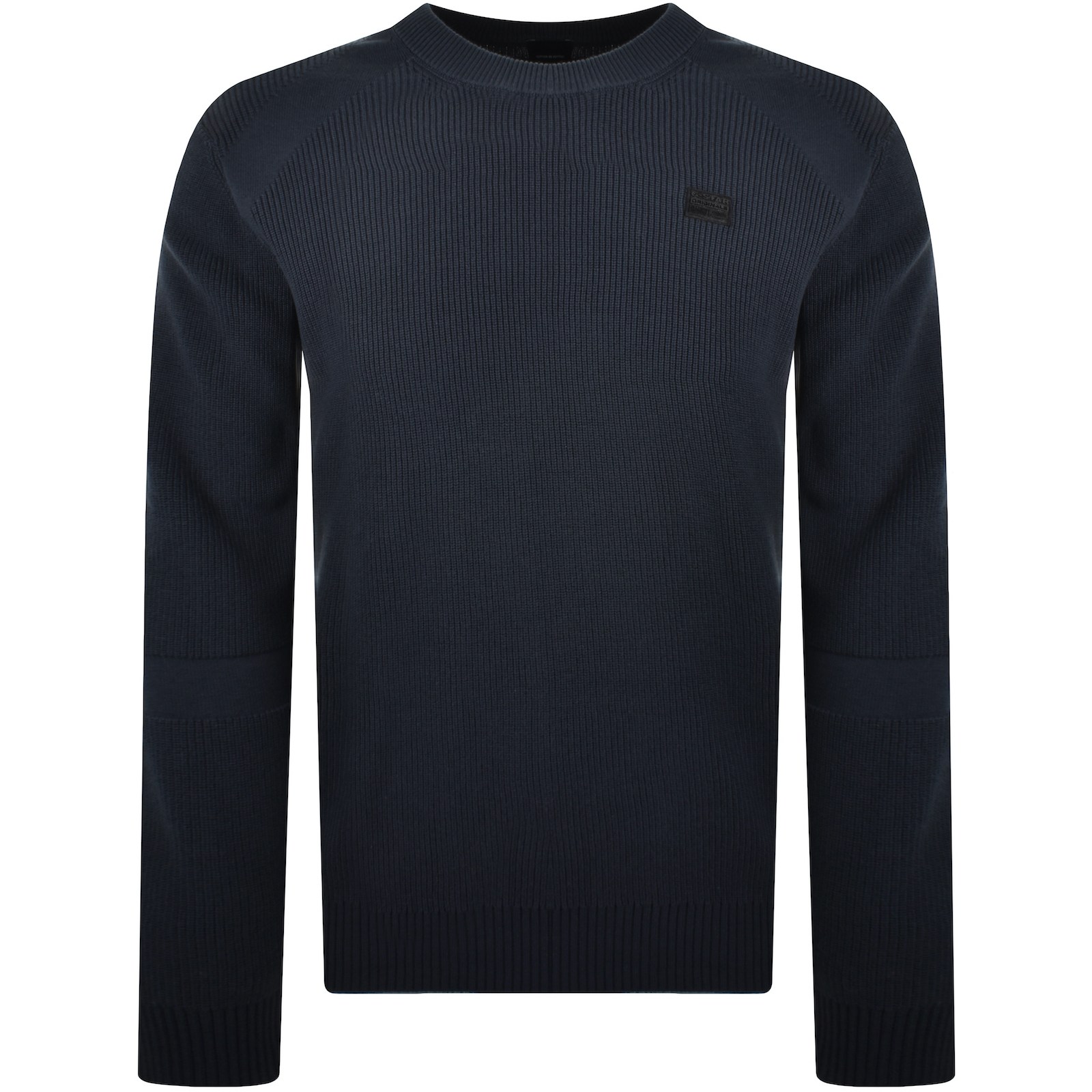 G-star Detailed Knit Jumper Legion Blue In Navy