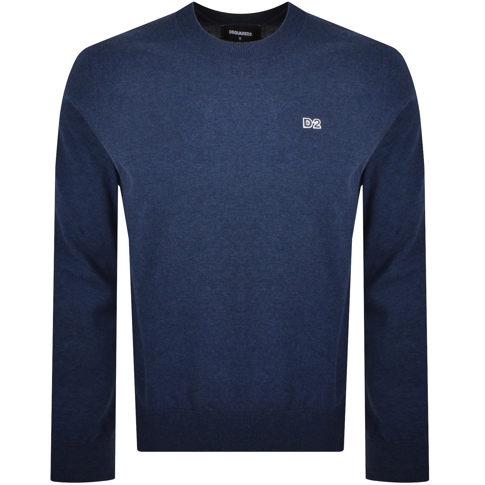 Dsquared2 Crewneck Sweaters And Cardigans In Navy